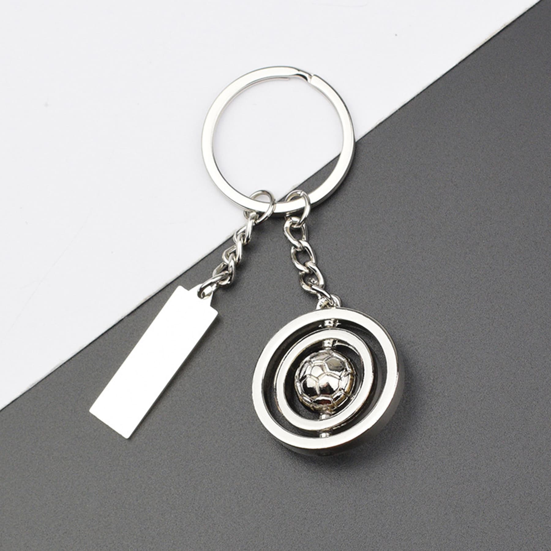 Rotating Ball Keychain Stress Relief Creative Fashion Gift