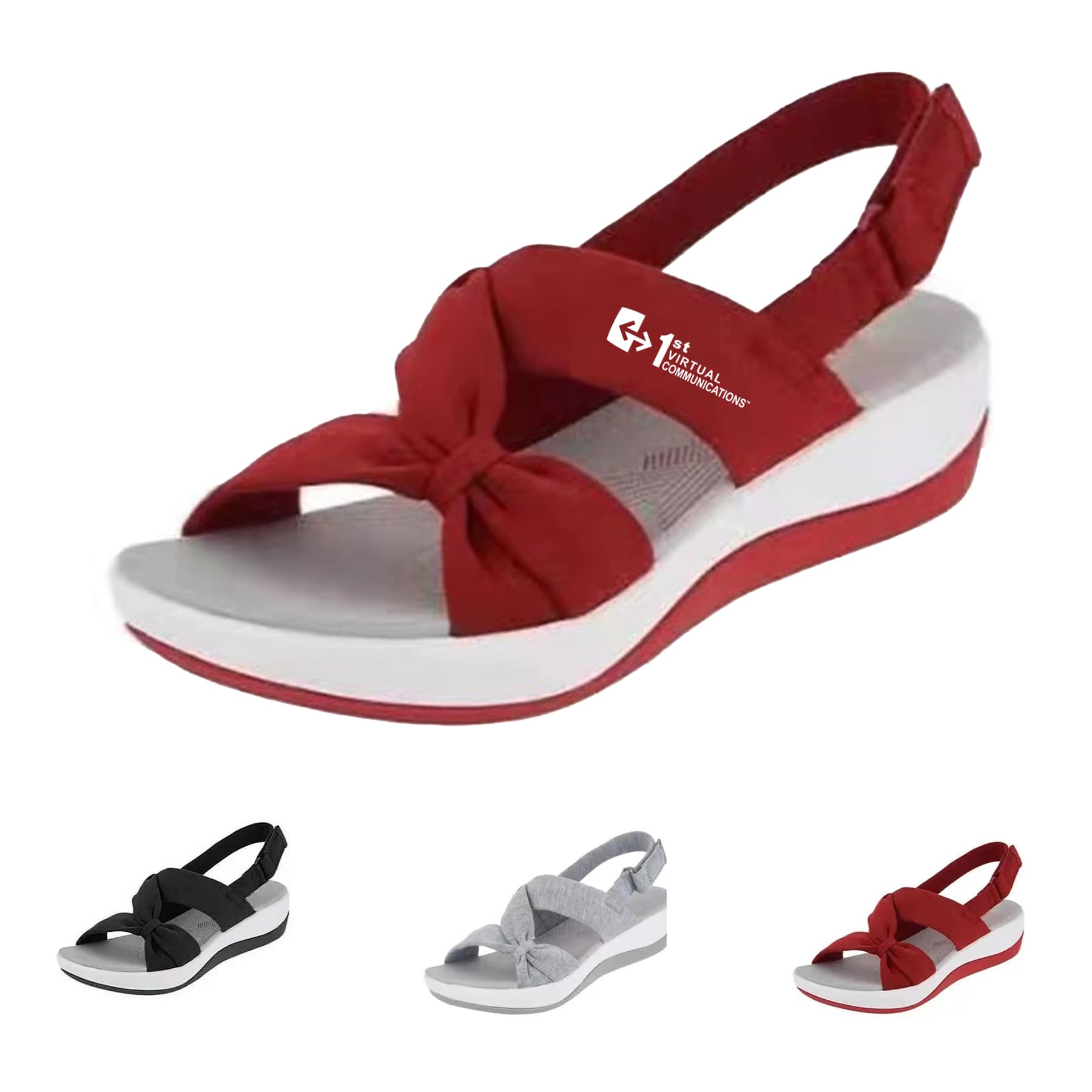 Fish Mouth Platform Sandals