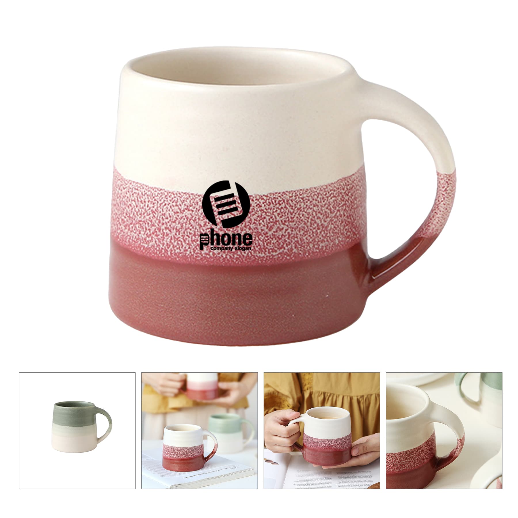 Large Ceramic Coffee Mug Handmade Pottery Big Tea Cup