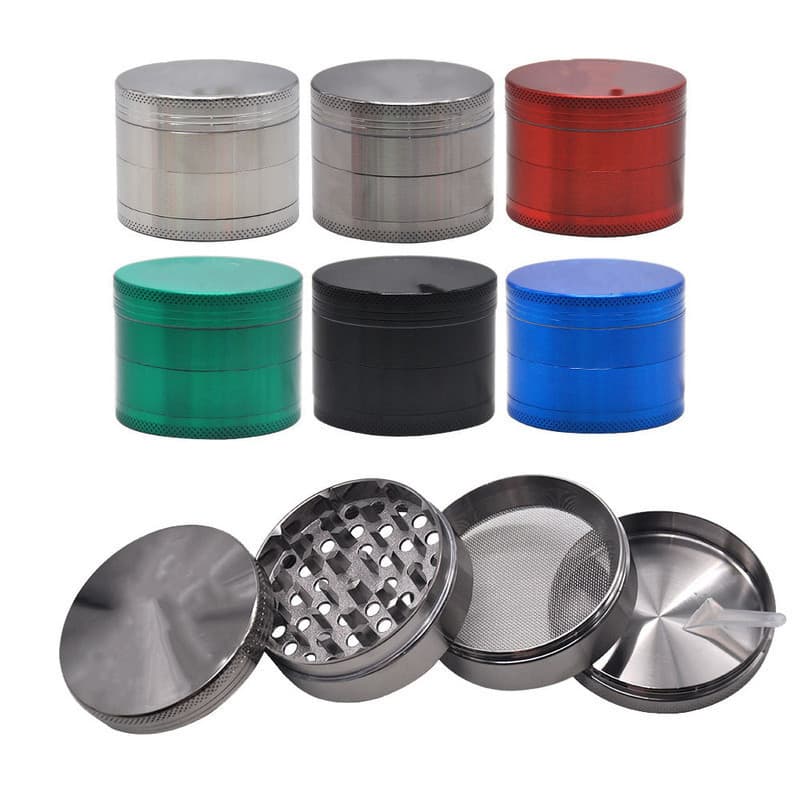 Aluminum 4-Layer Zinc Alloy Herb Grinder