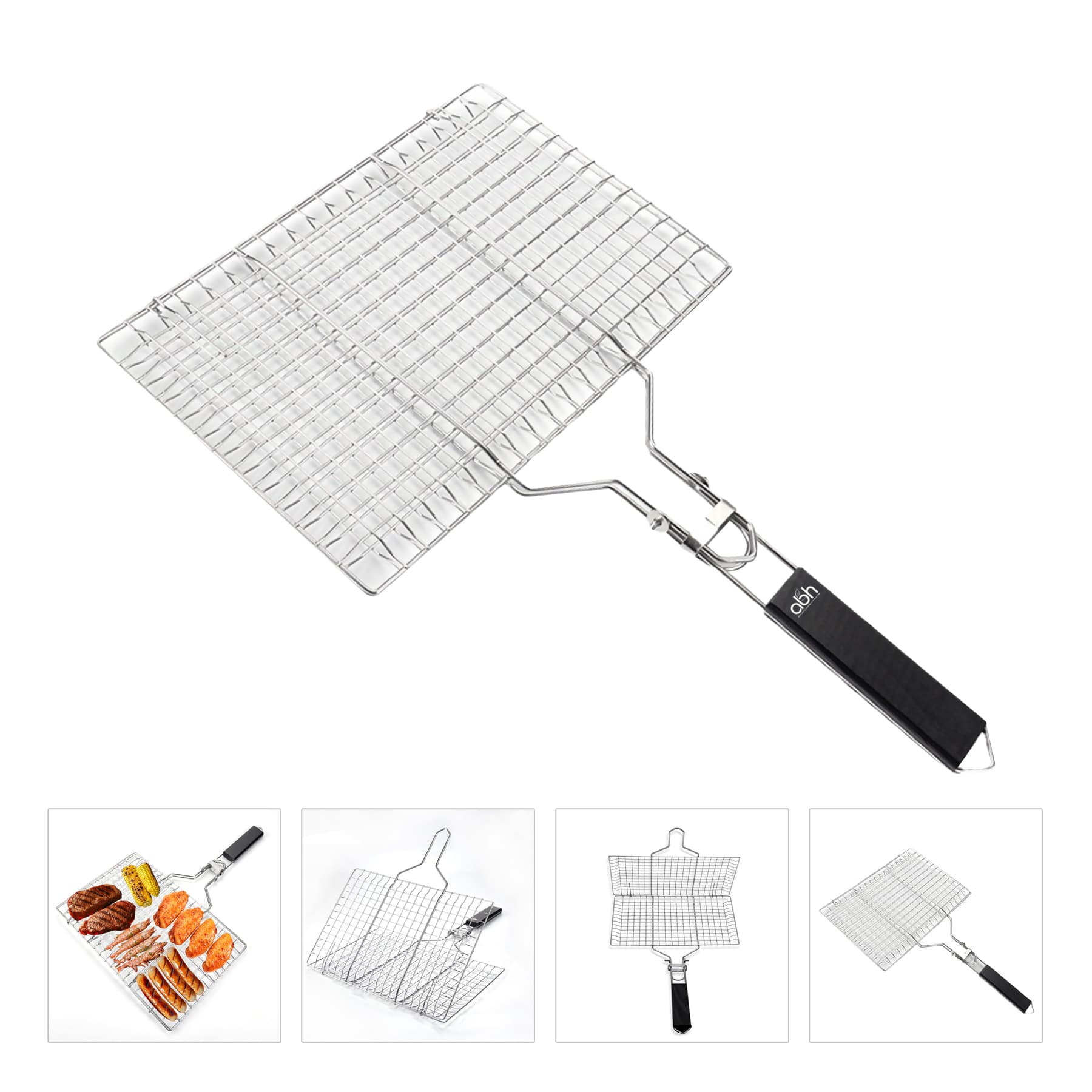 Outdoor Barbecue BBQ Stainless Steel Large Grilling Baskets