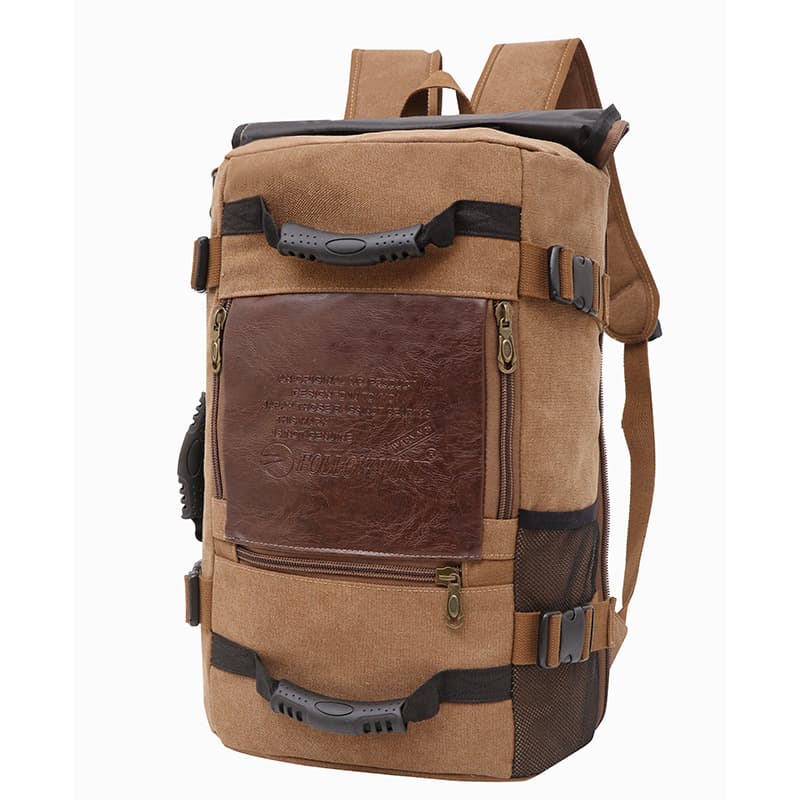 Canvas Duffel bag with Shoe Compartment