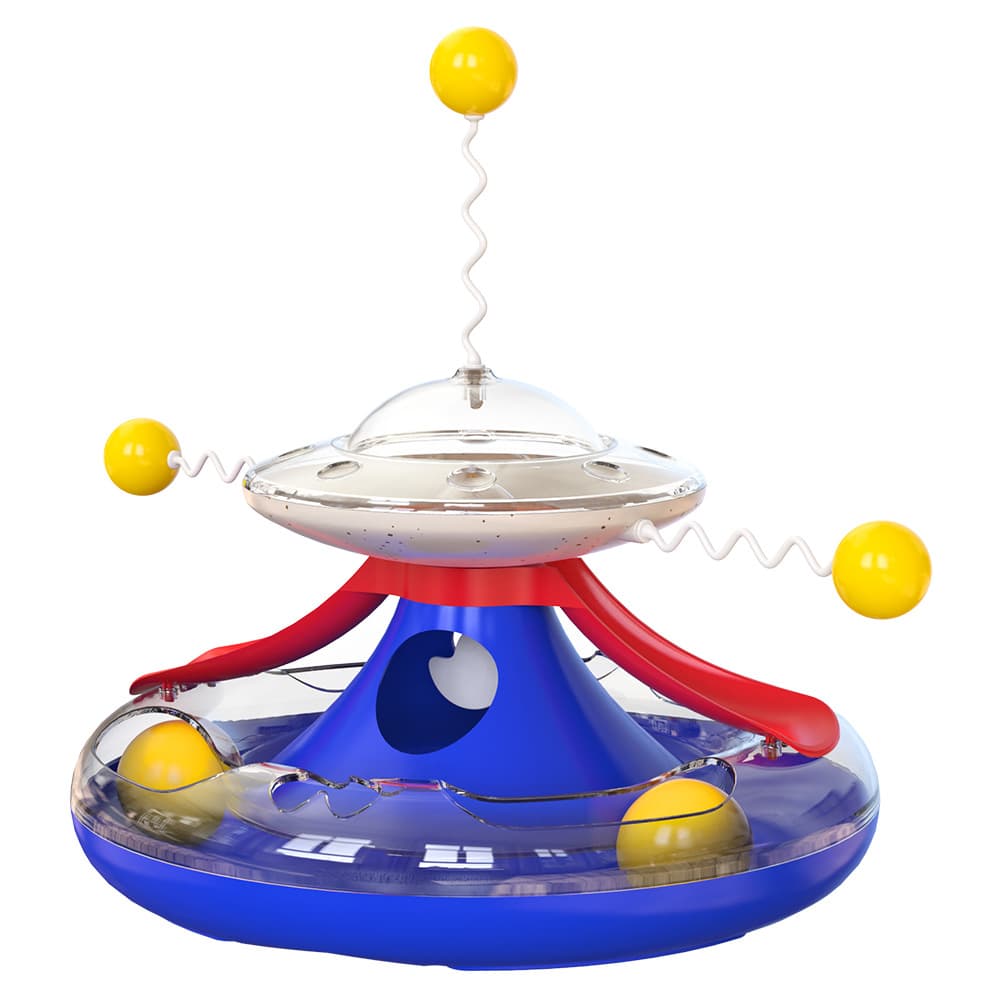 Plastic Food Dispenser Interactive Pet Supplies