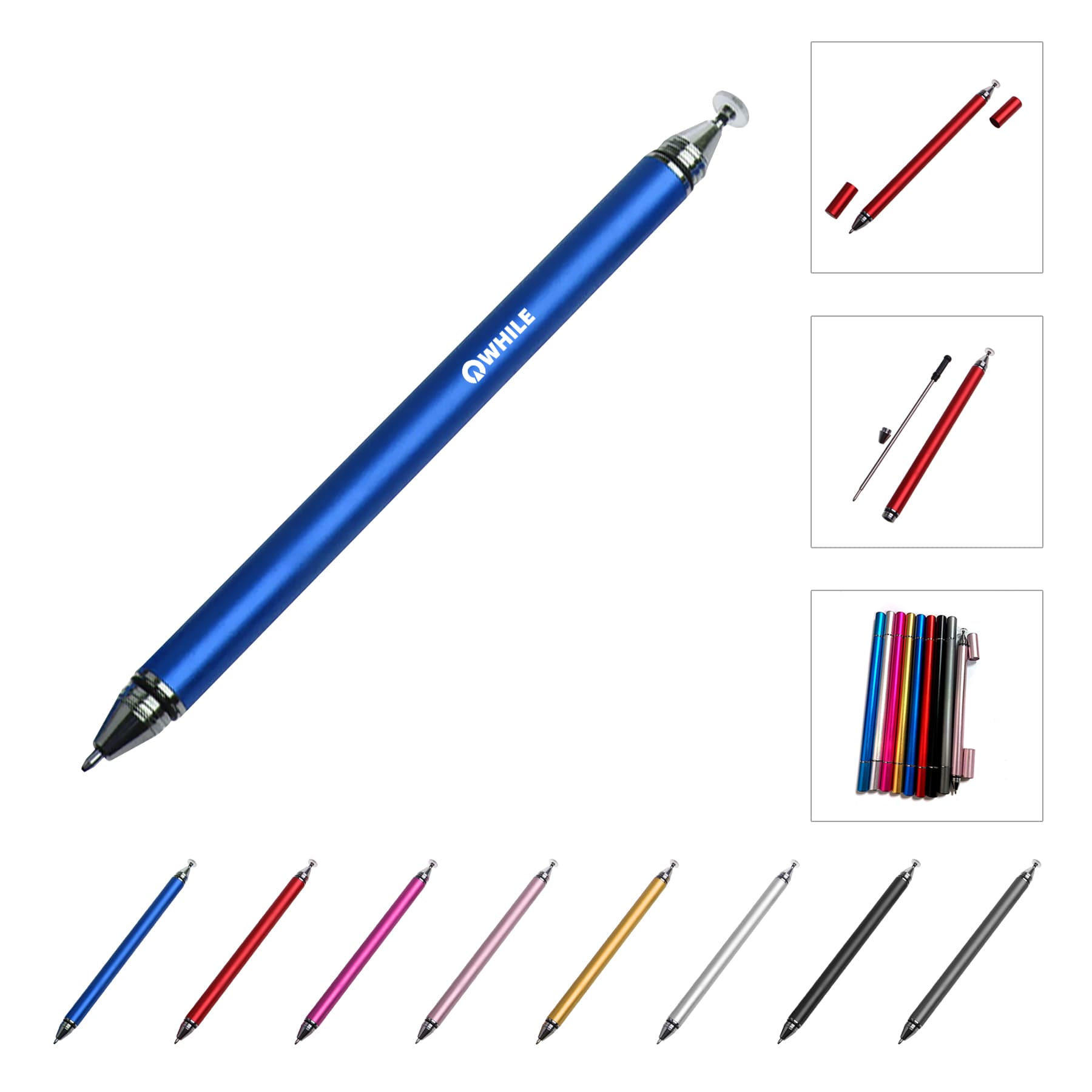 2 in 1 High Precision Disc Touch Pen