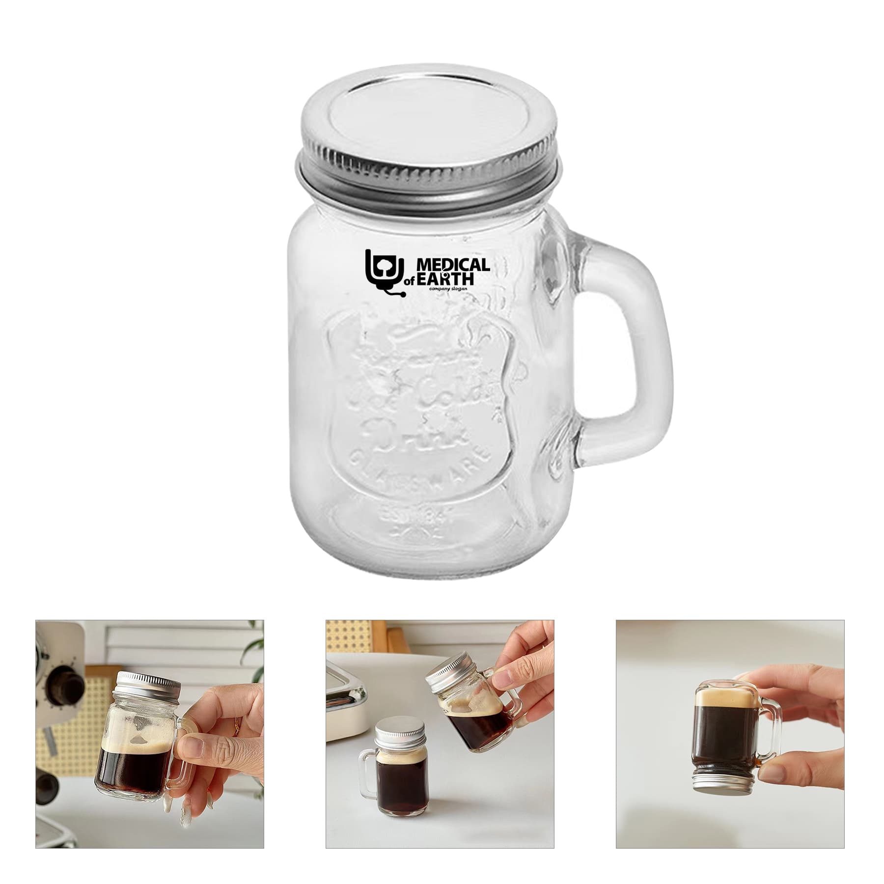 Mason Jar With Handle