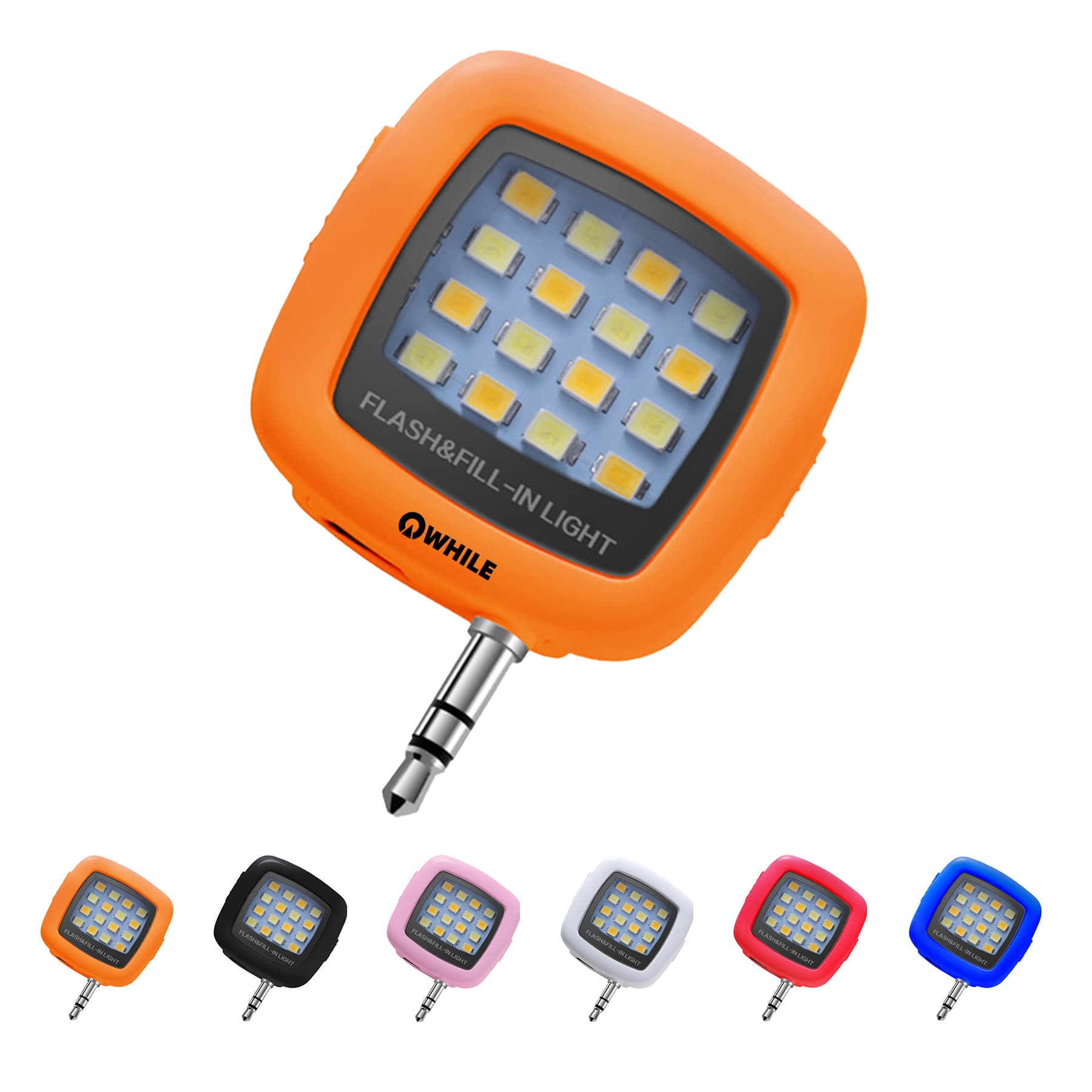Phone LED Selfie Light with USB Charging Cable