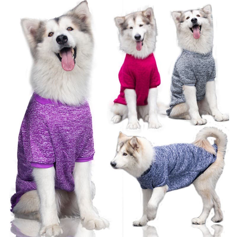 Letters Winter Pet Dog Hoodies Cotton Warm Clothes