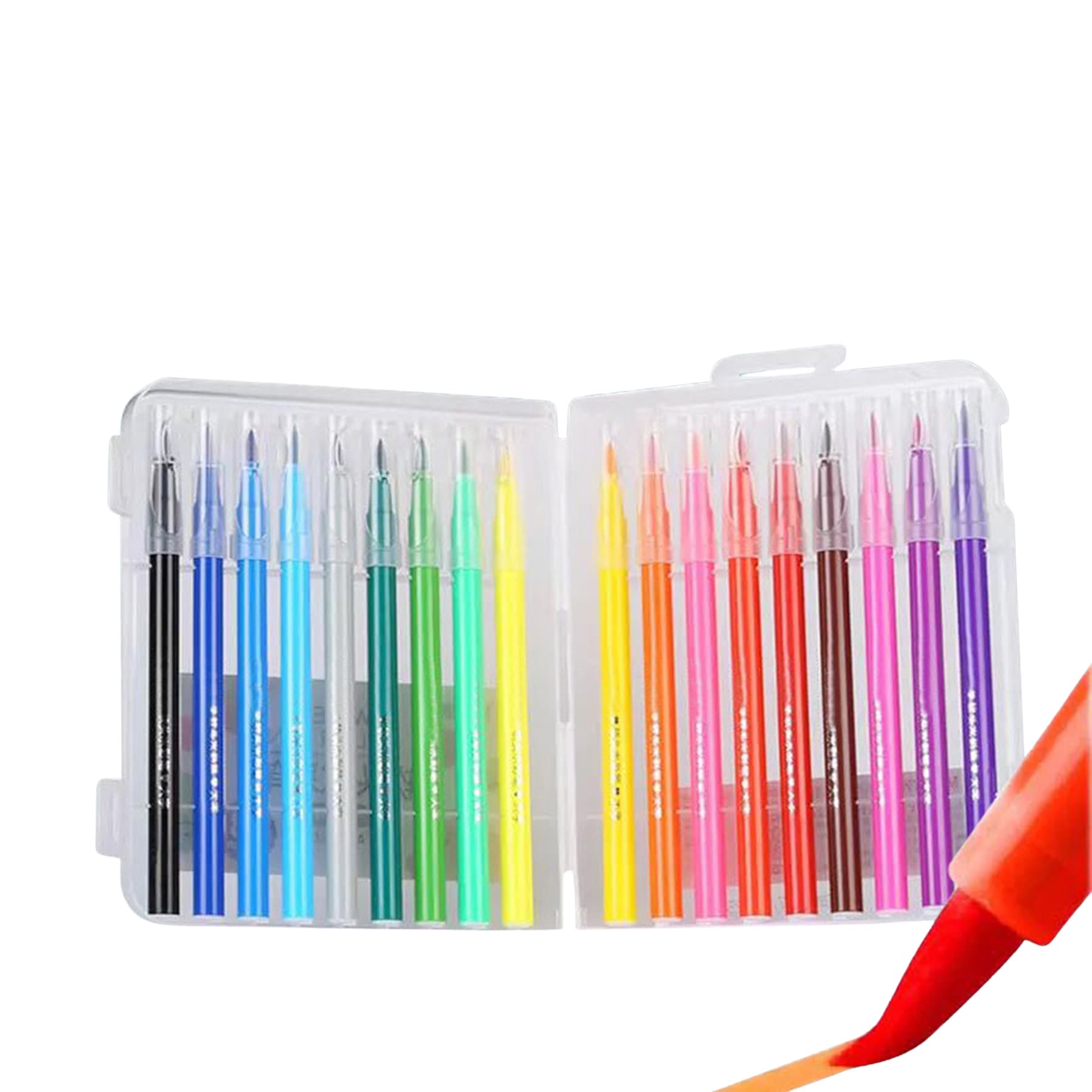 Erasable Gel Pens 18 Colors Retractable Fine Point Clicker Assorted Inks Make Mistakes Disappear for Drawing Writing Planner and Crossword Puzzles