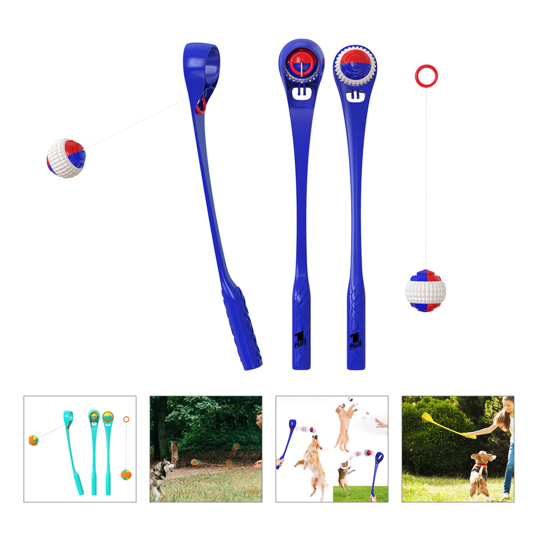 Outdoor Dog Toy Throwing Cue Ball Thrower