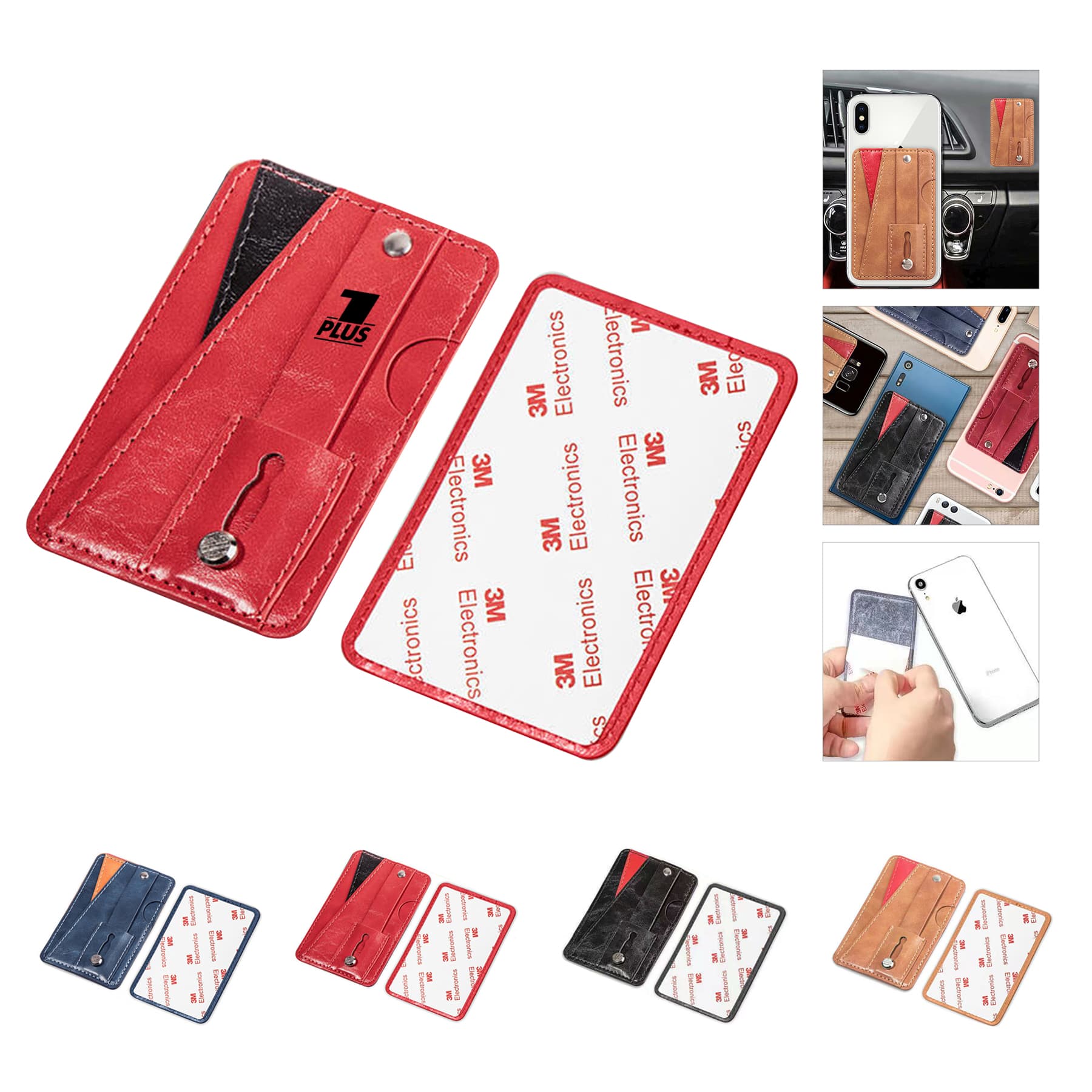 Phone Wallet Stand with Grip