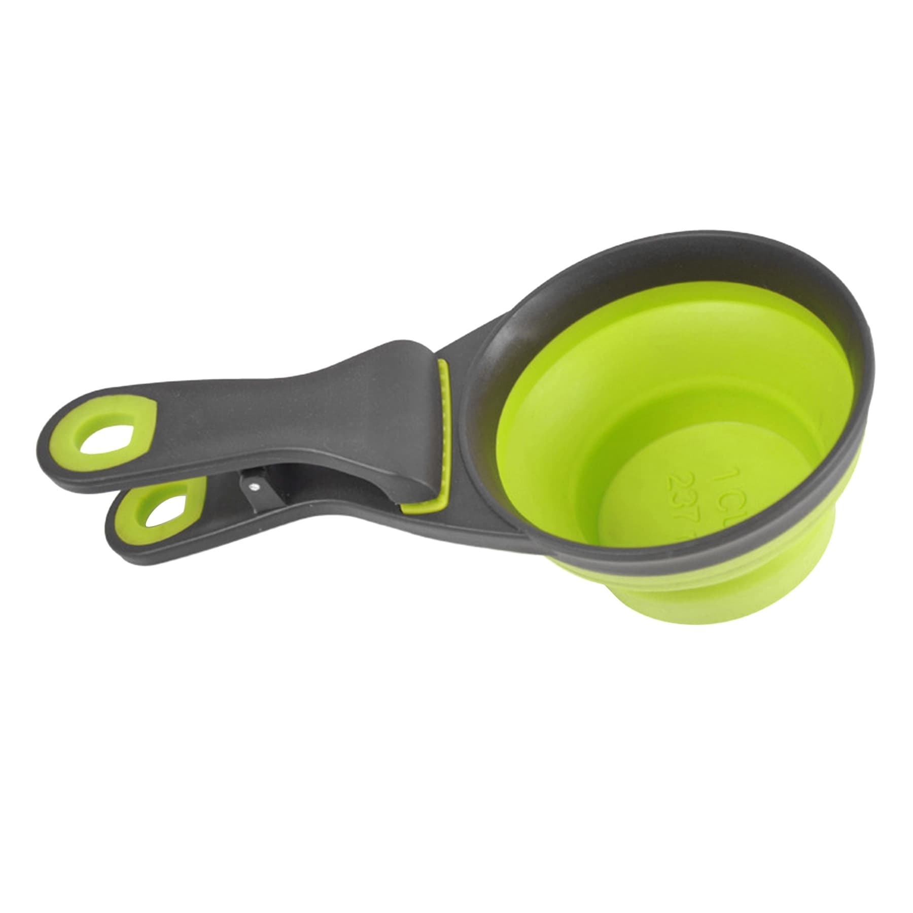 Pet Food Scoop With Collapsible Clip