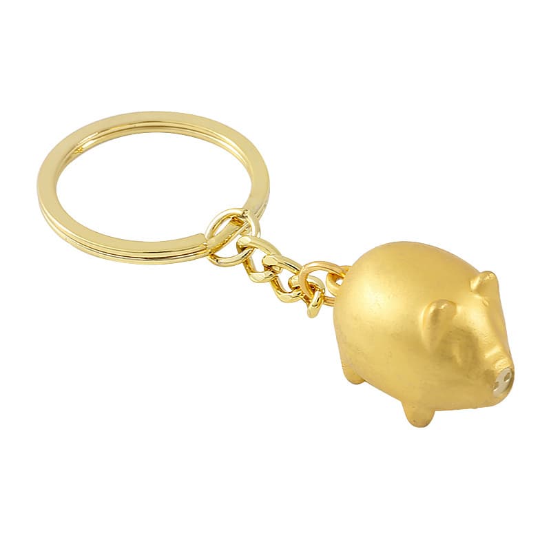 Lucky pig keychain