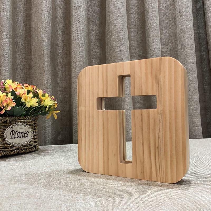 Solid Wood Bedside Lamp Craft Table Lamp