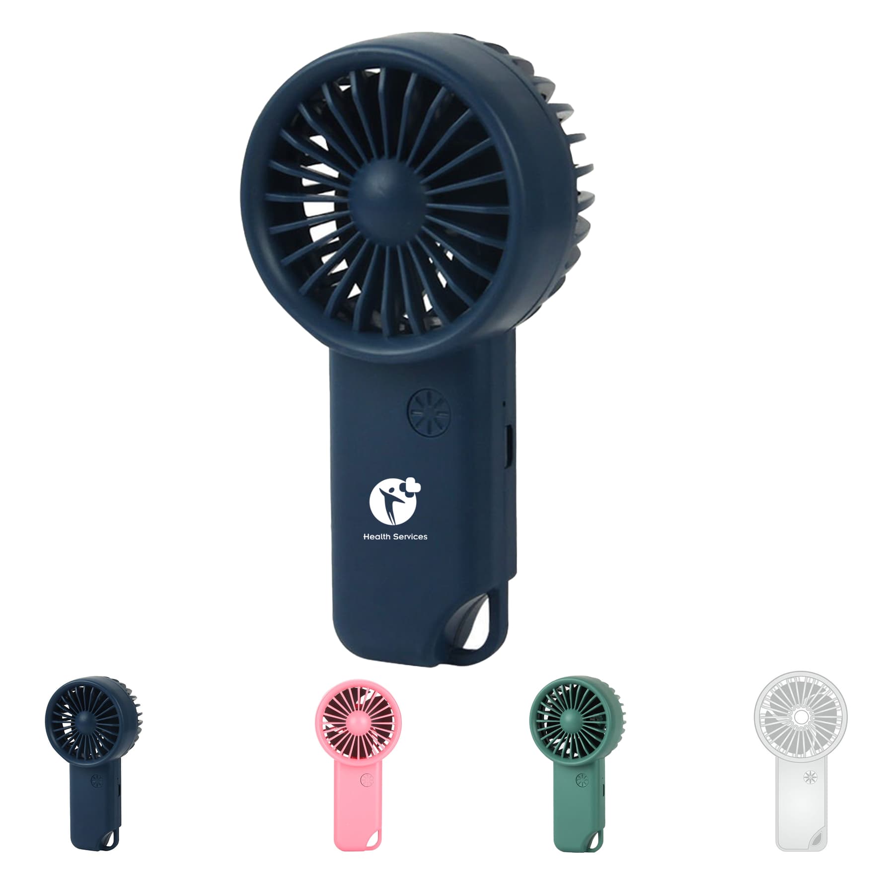 Mini Usb Charging Fan With Carabiner
