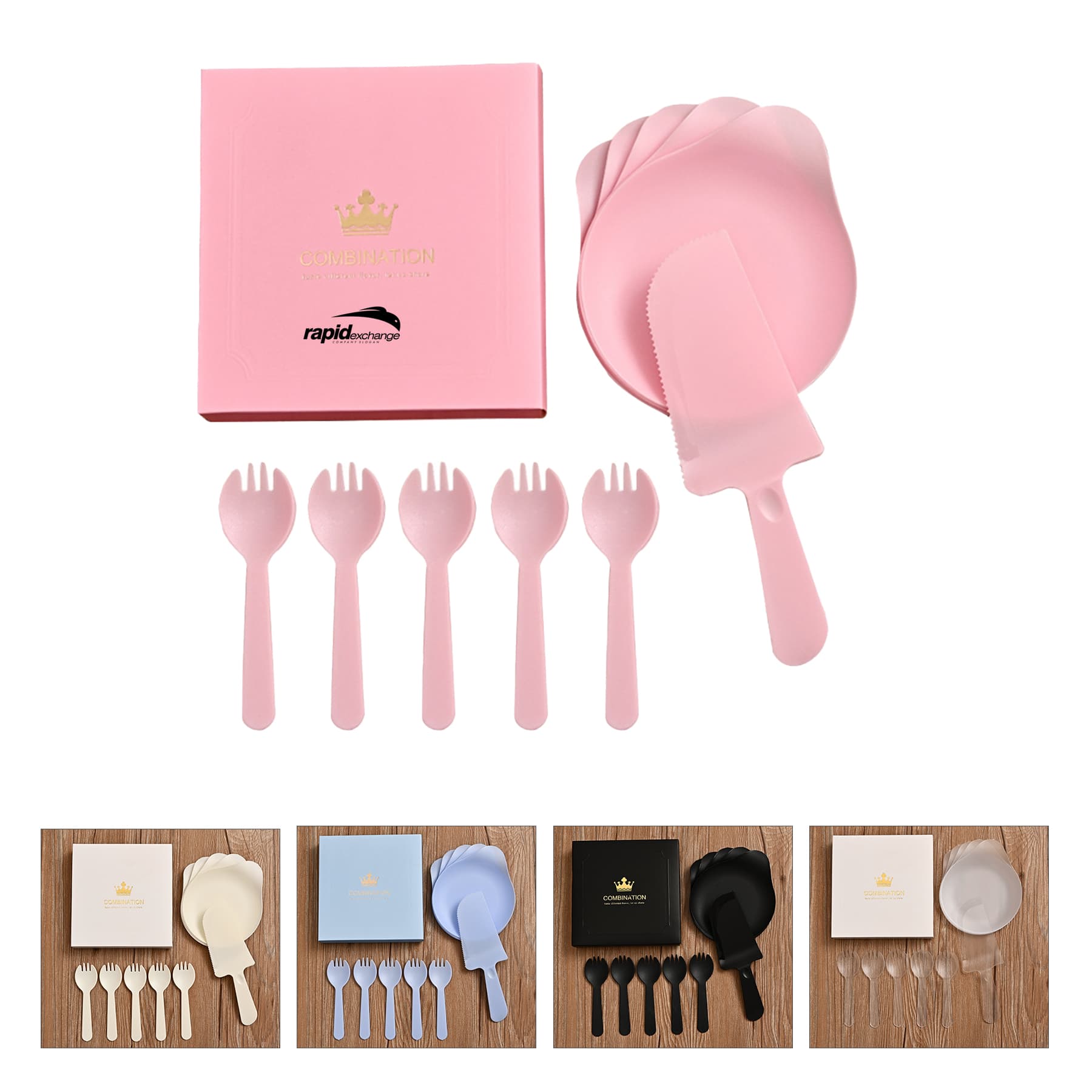 Disposable Cake Cutlery Set