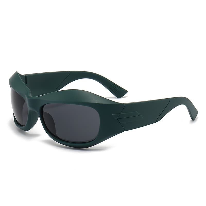 Fashion Y2K Oversized Futuristic Oval Sunglasses