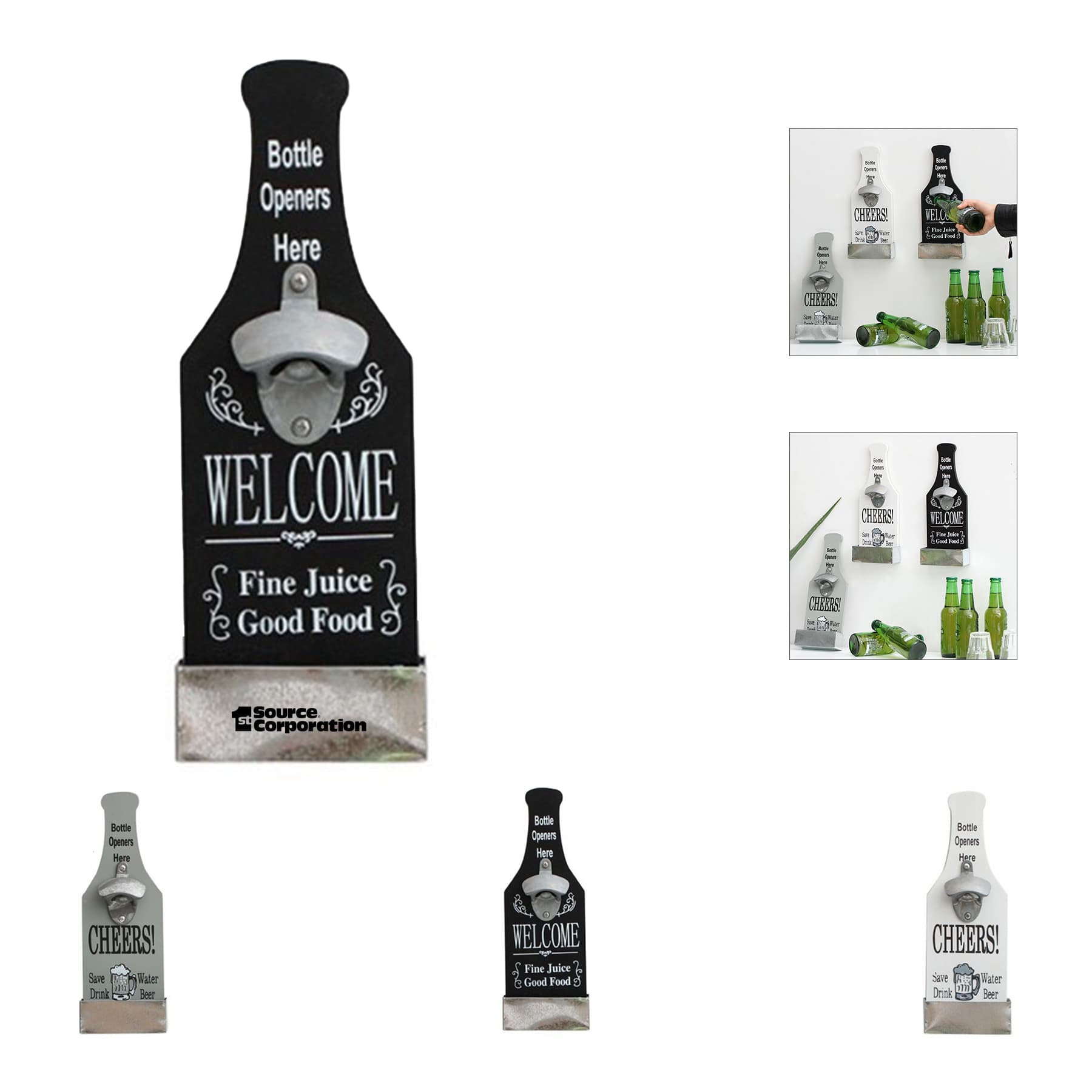 Beer Bottle Opener,Personalised Retro Creative Wall Mounted