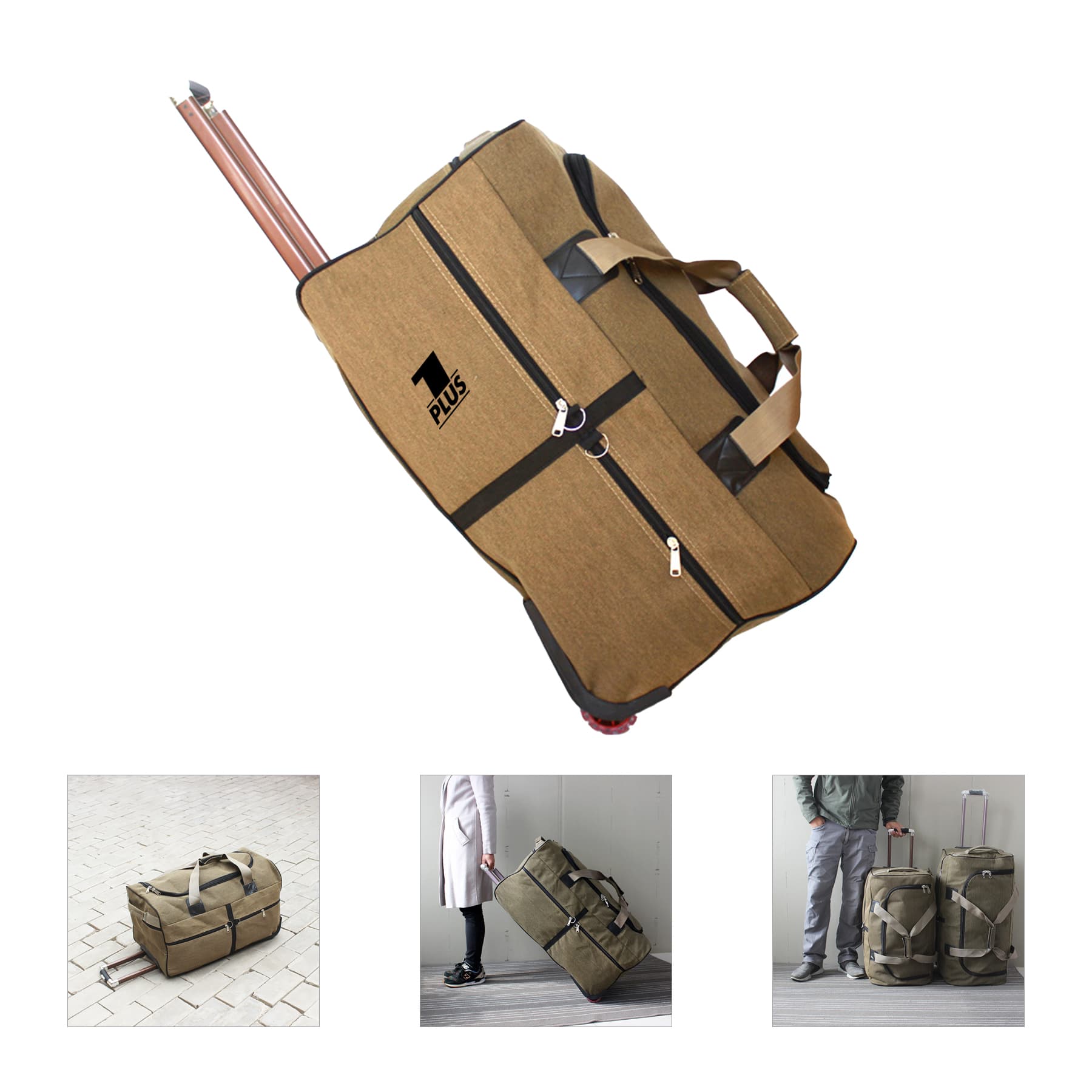 Large Rolling Duffel Bag