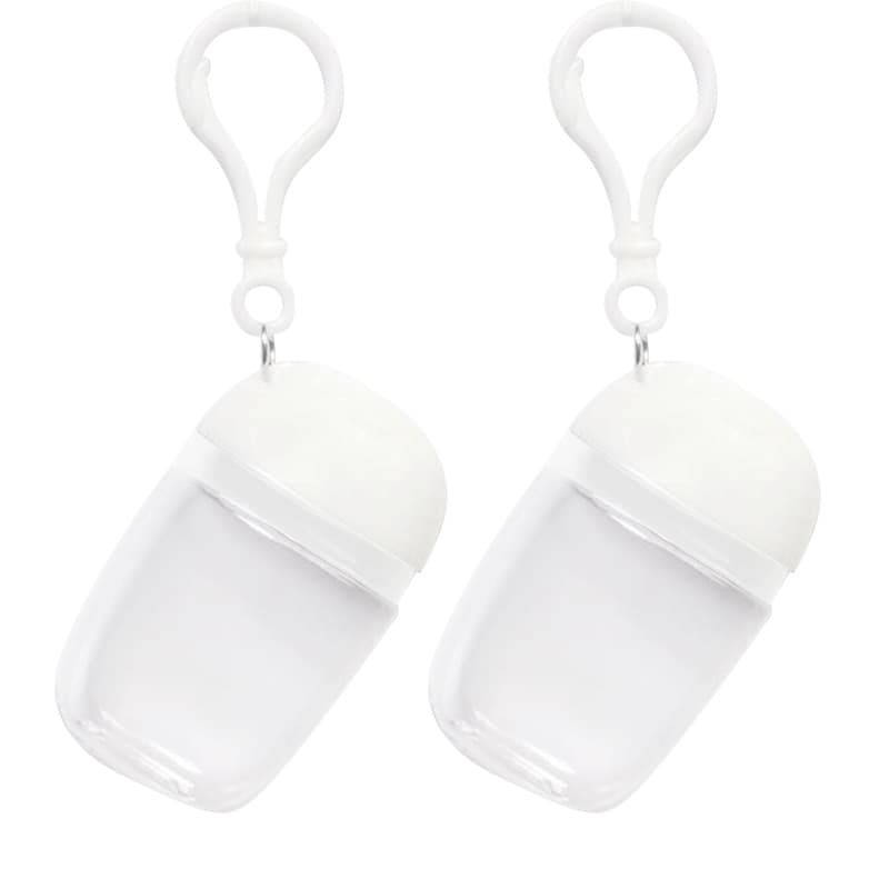 30ml Plastic Sanitizer Dispenser Bottle with Hook