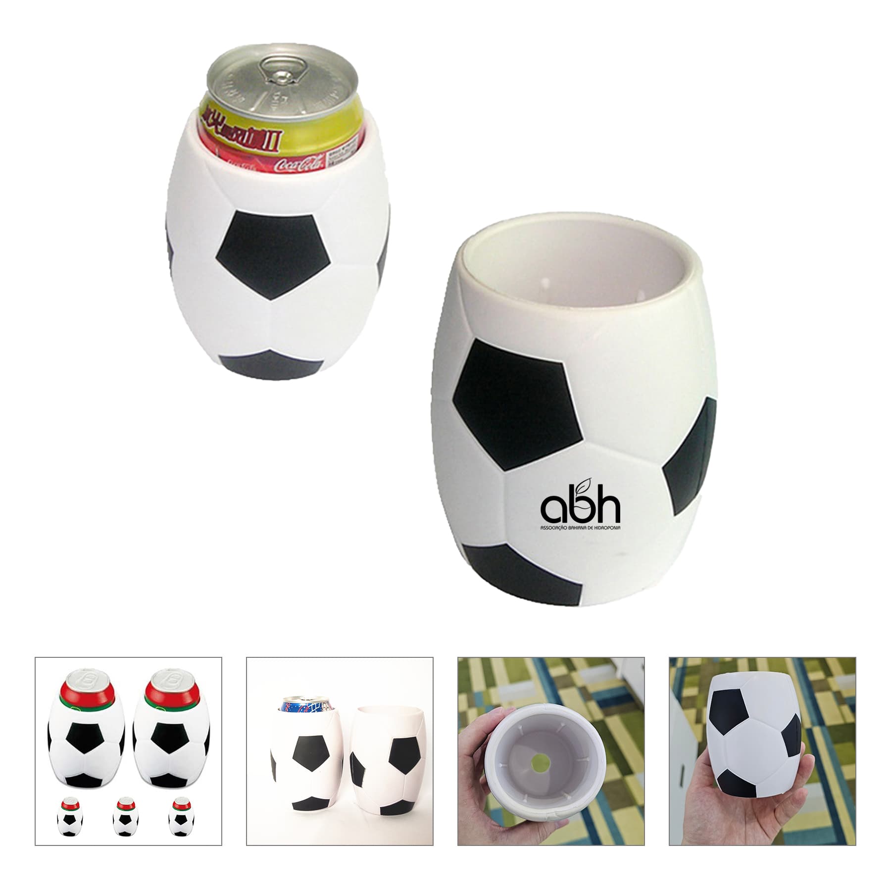 PU Soccer Bottle Can Holder
