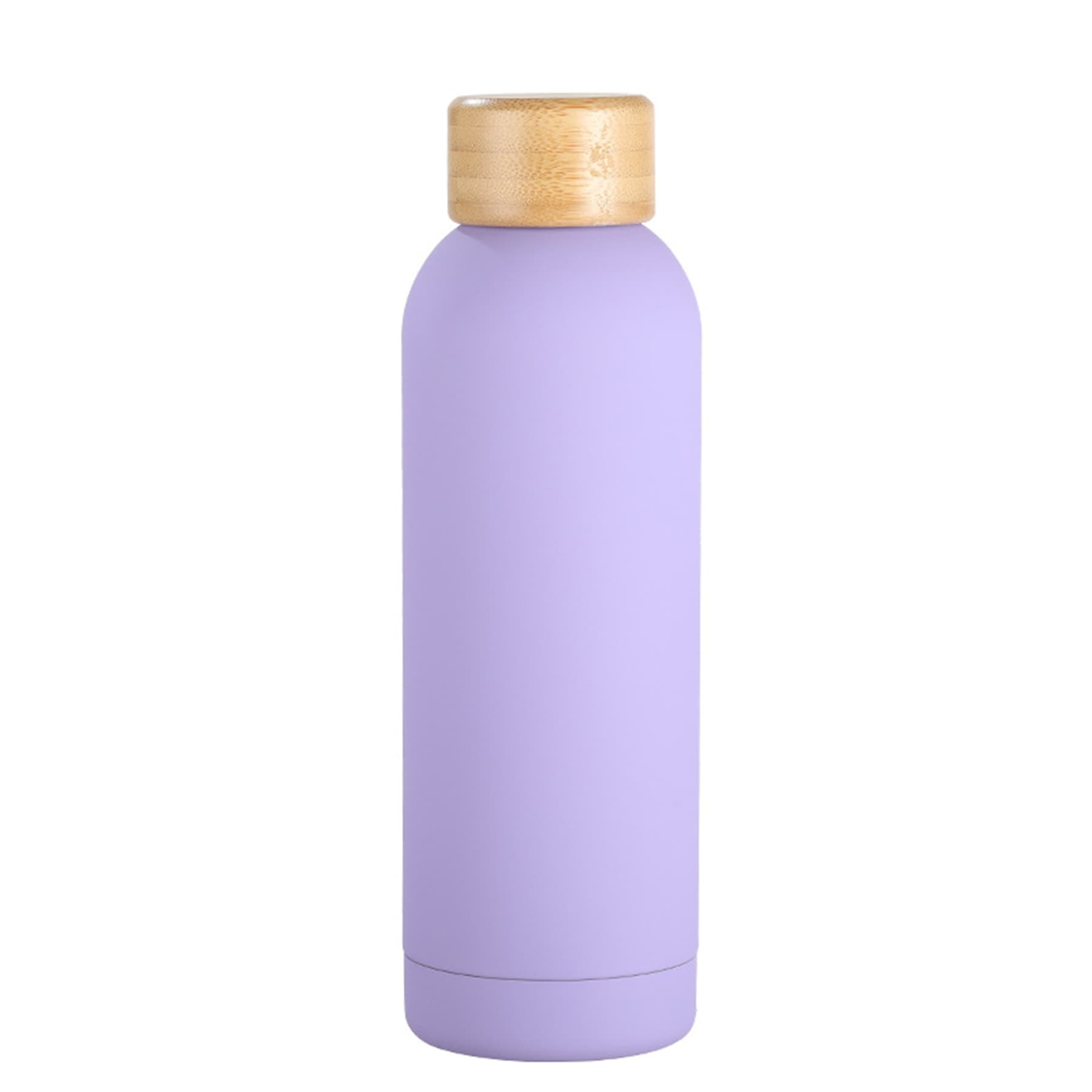 17 Oz Vacuum Insulated Bamboo Lid Water Bottle