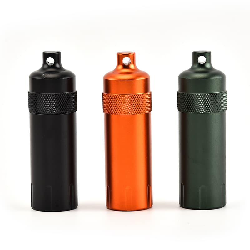 Aluminum Travel Pill Holder