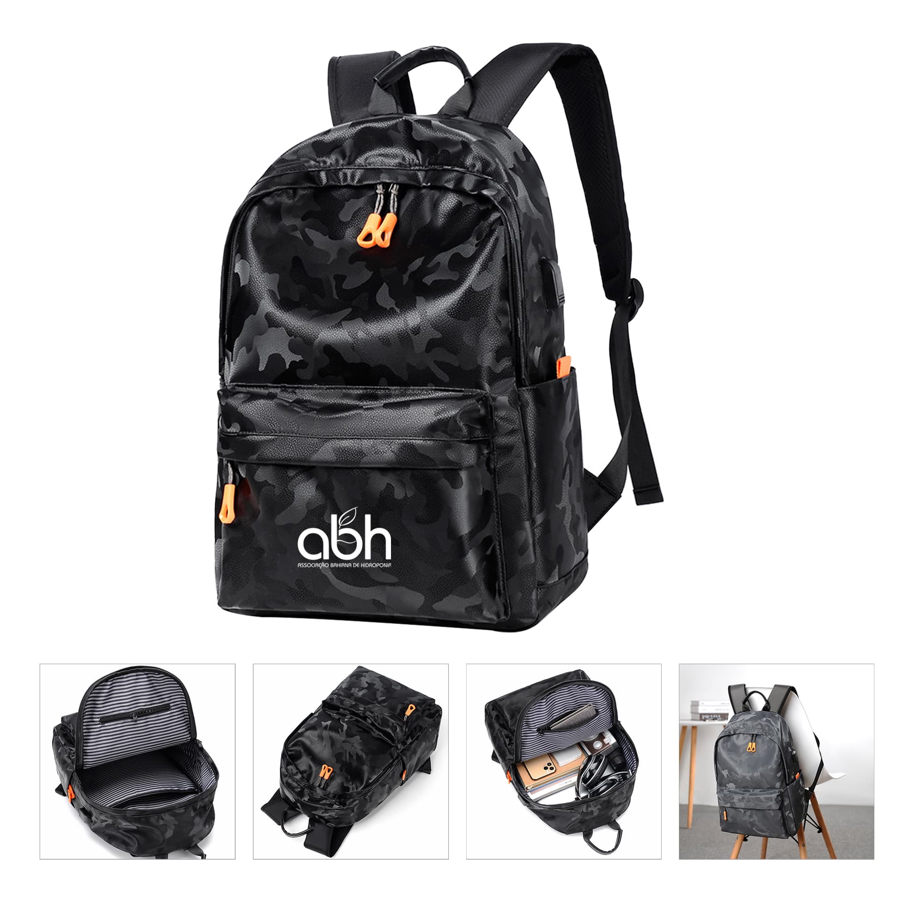 Camouflage Computer Backpack For Student Shoulders