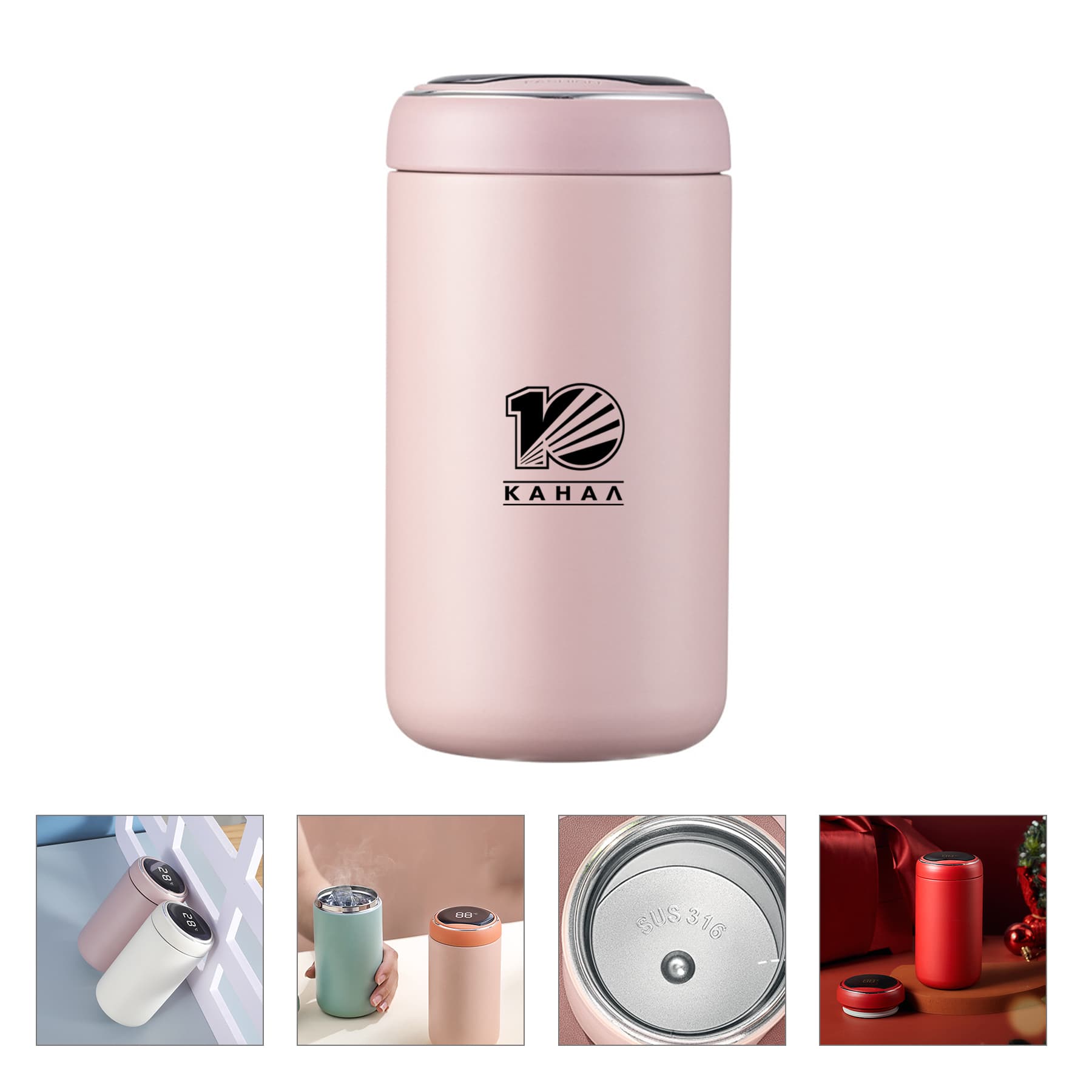 Stainless steel Smart insulated bottle