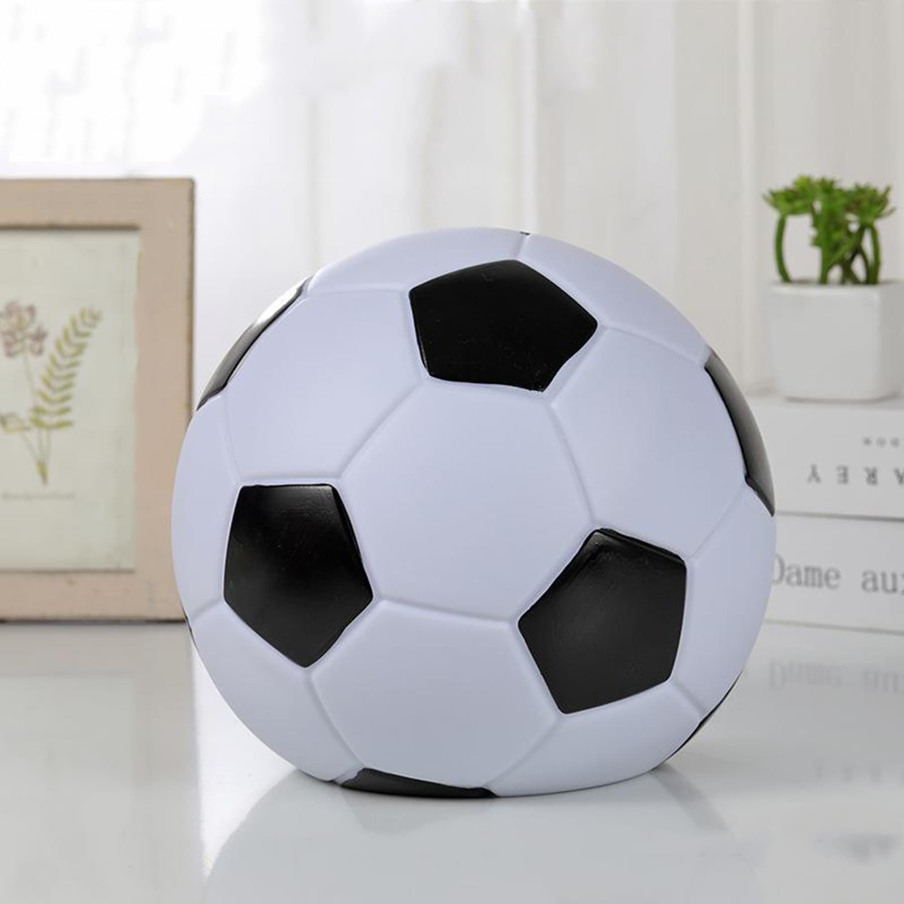 Football-Shaped Piggy Bank
