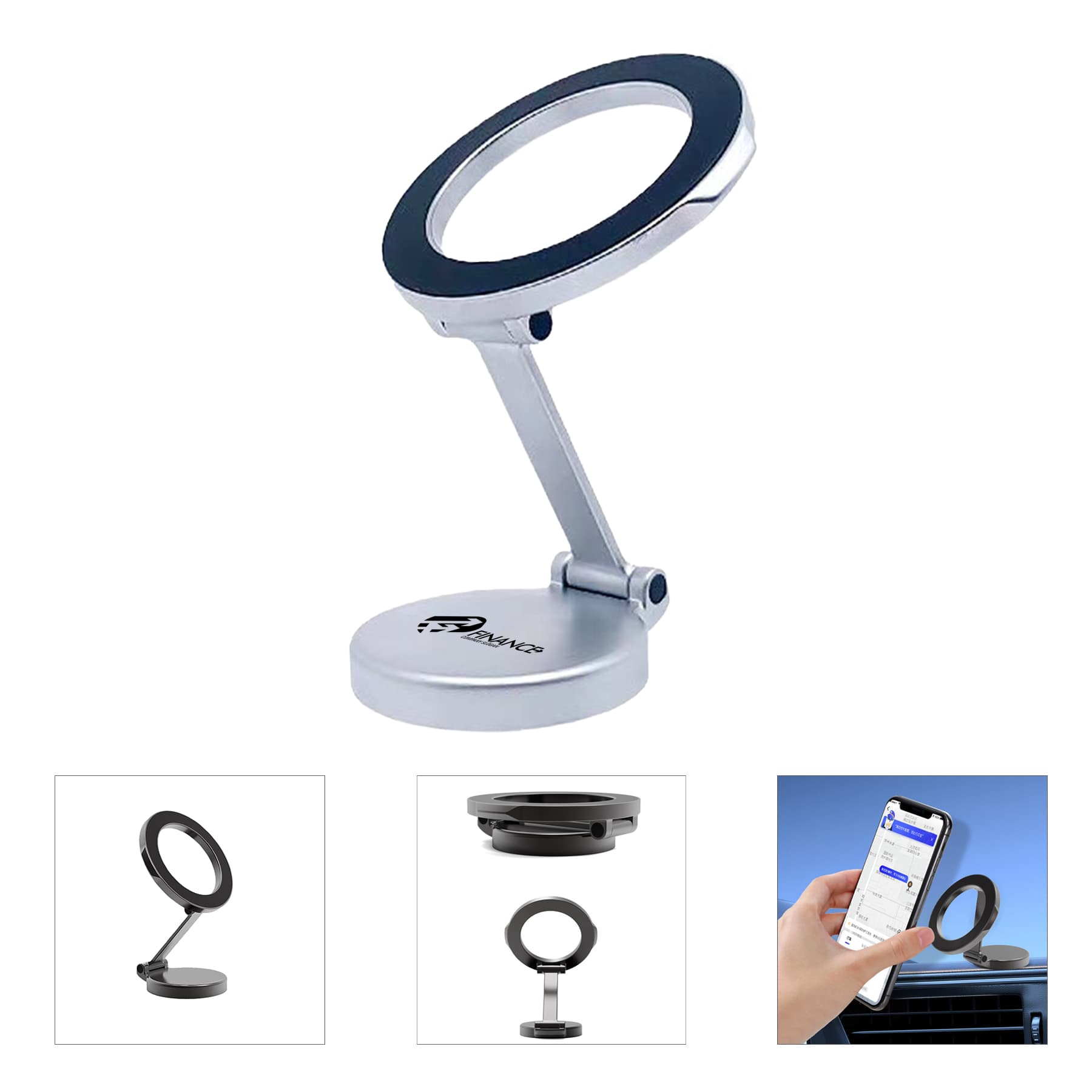 Magnetic mobile phone bracket