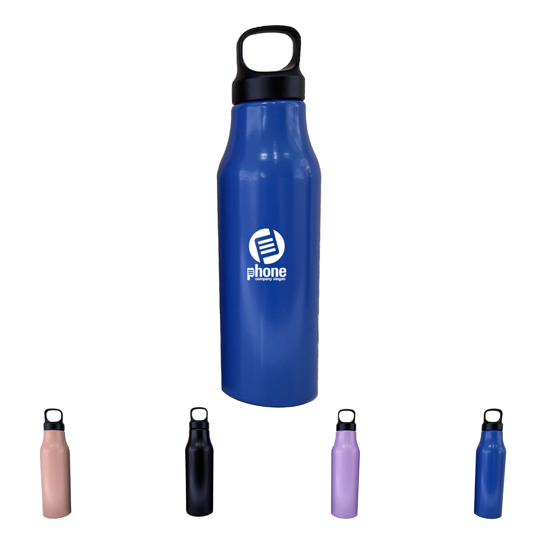 Stainless Steel Portable Lid Water Bottle