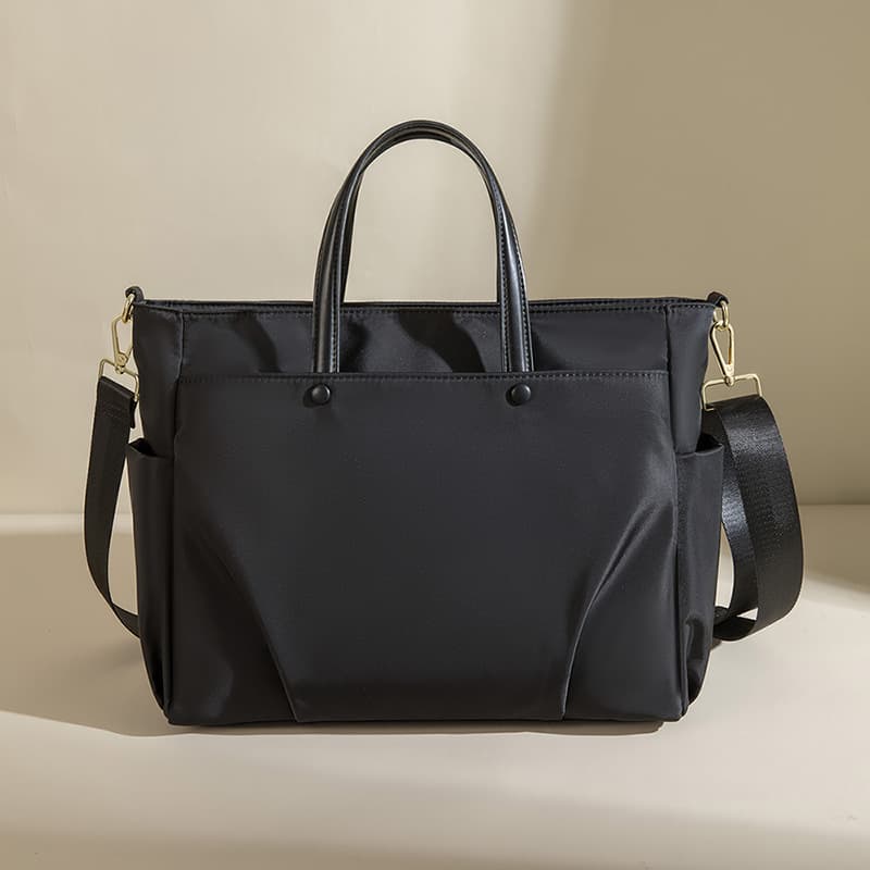 Canvas Laptop Tote Bag Crossbody Briefcase
