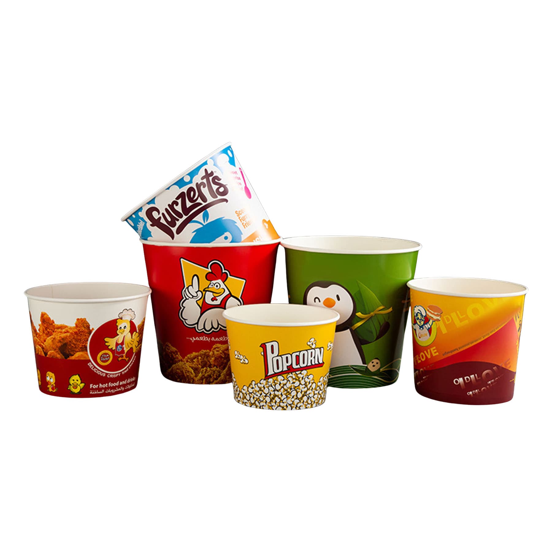 Popcorn Paper Bucket