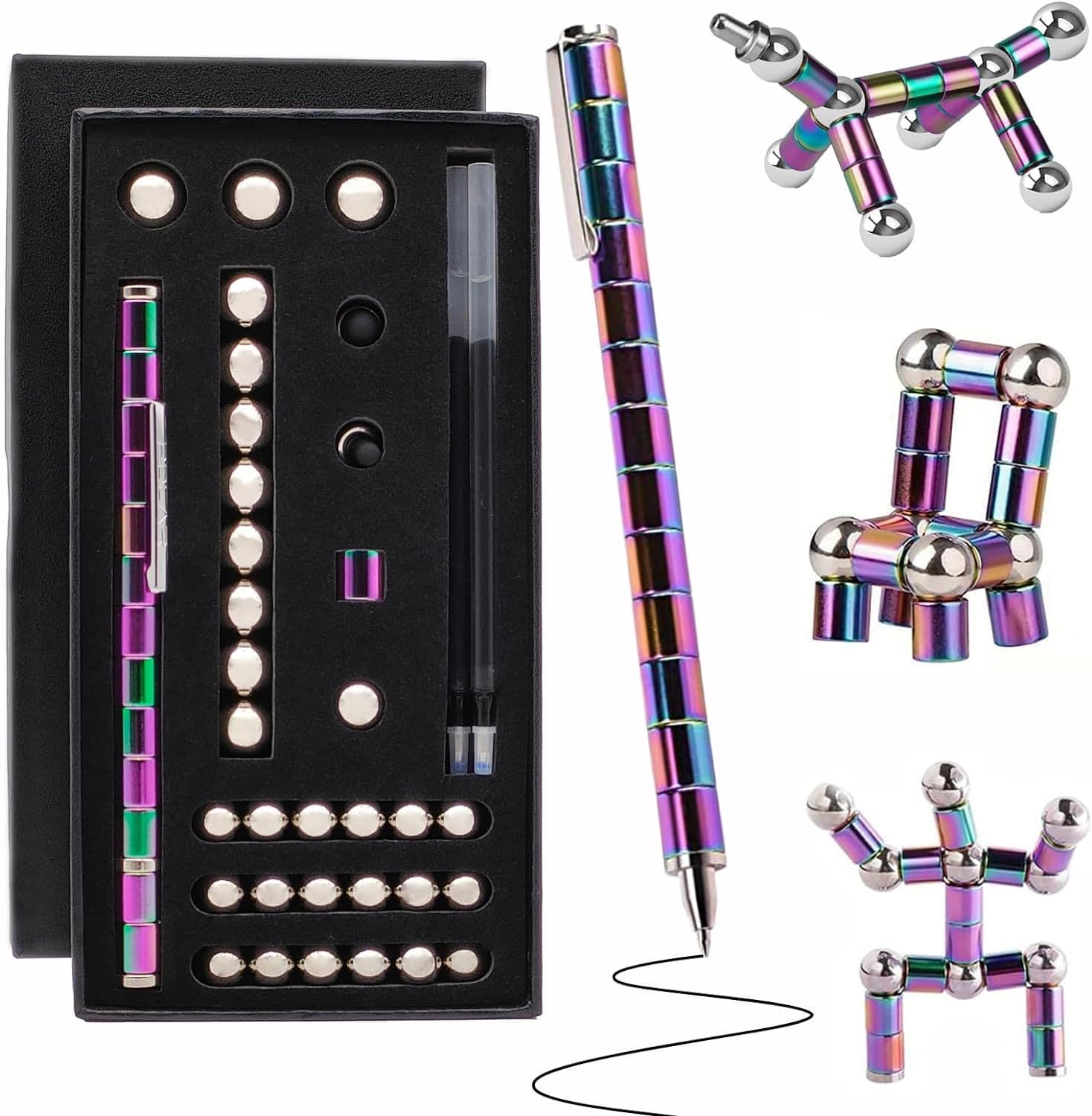Mutifunction Decompression Magnetic Fidget Pen