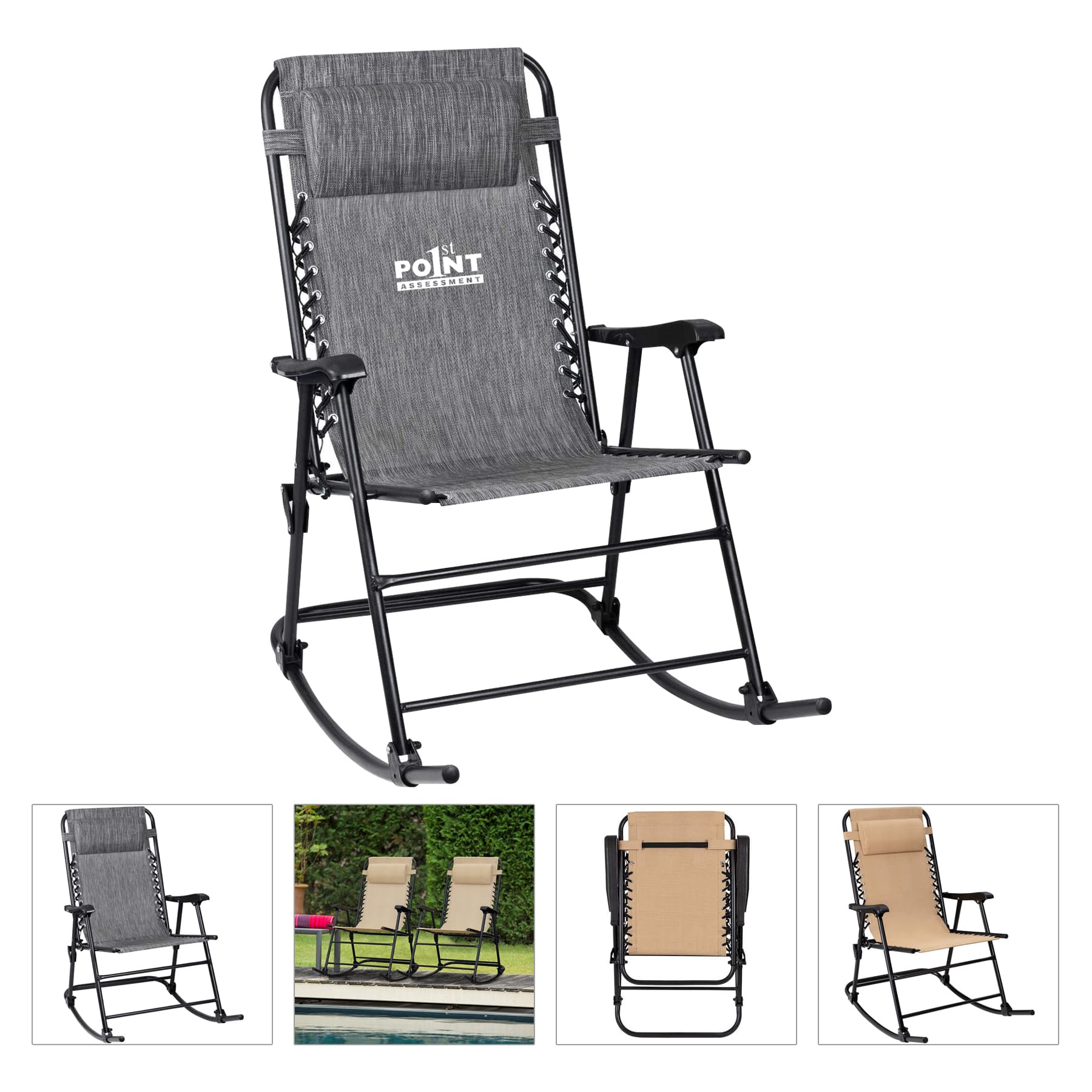 Foldable Zero Gravity Rocking Chair
