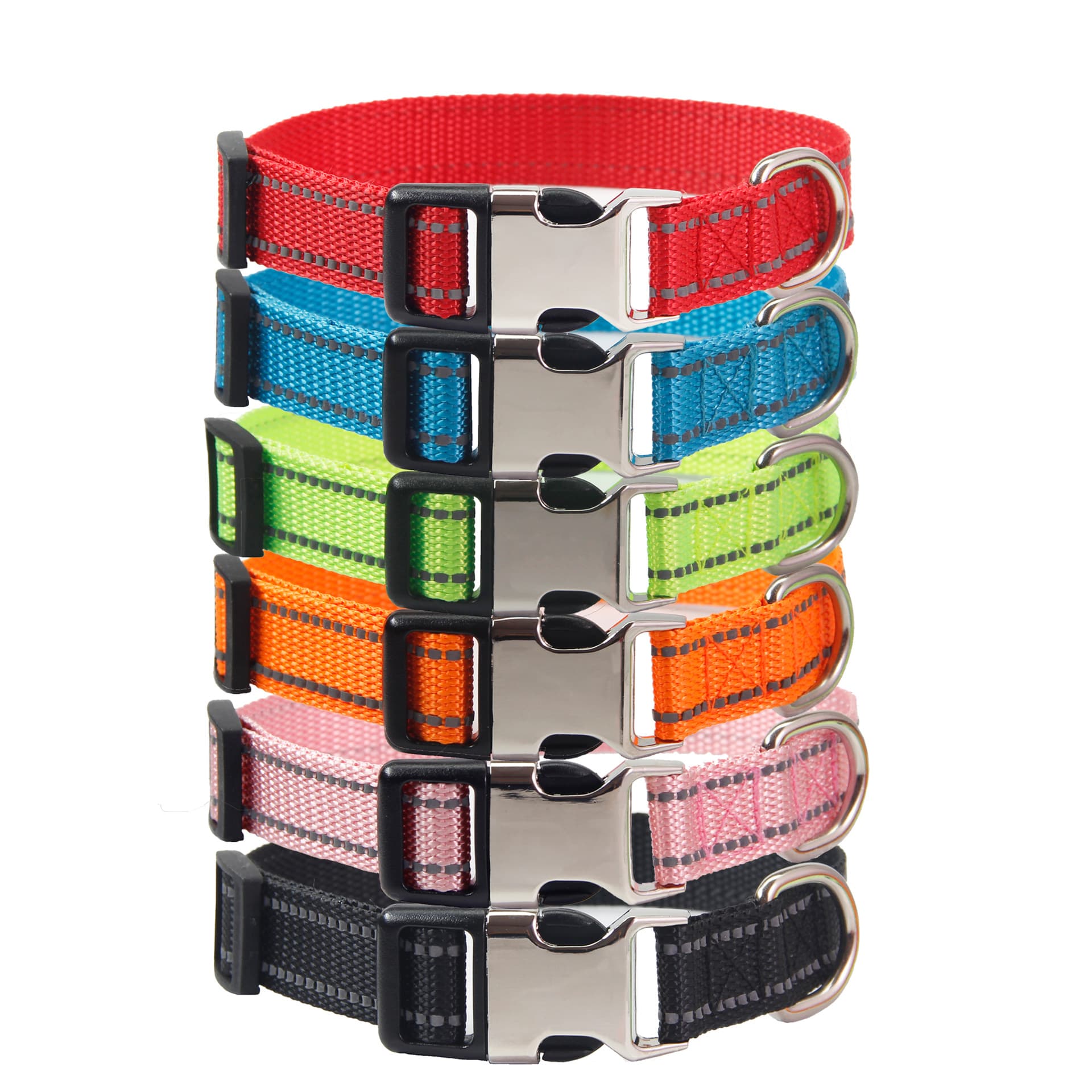 Dog Collar with Metal Buckle