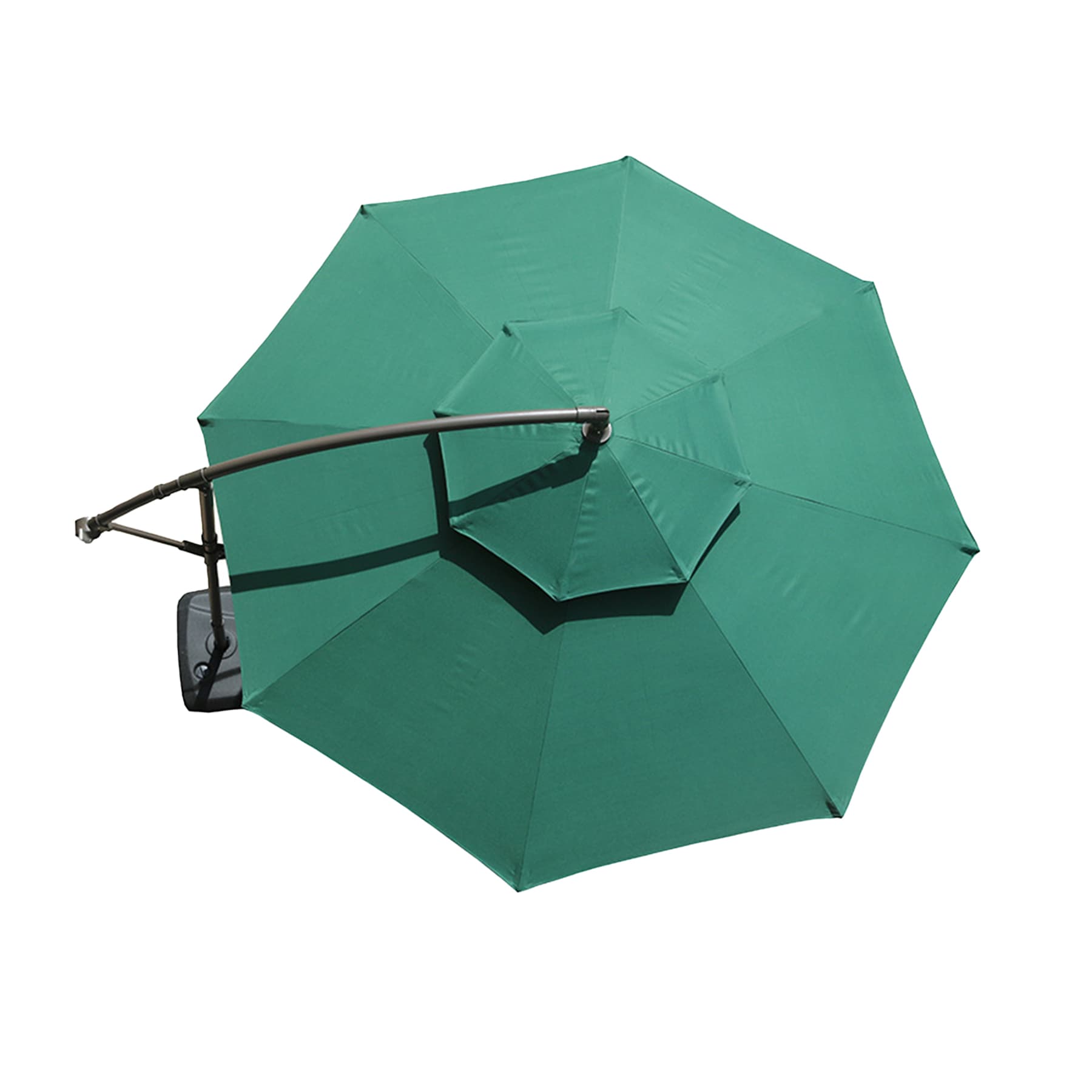 10Ft Cantilever Patio Umbrella with Water Base