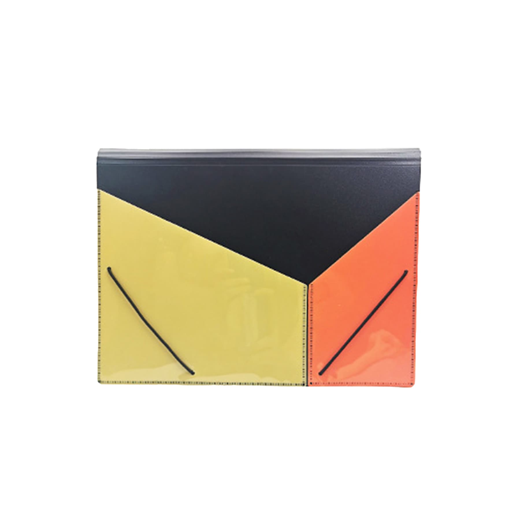 Multi-Pocket Accordion File Folder With Flap