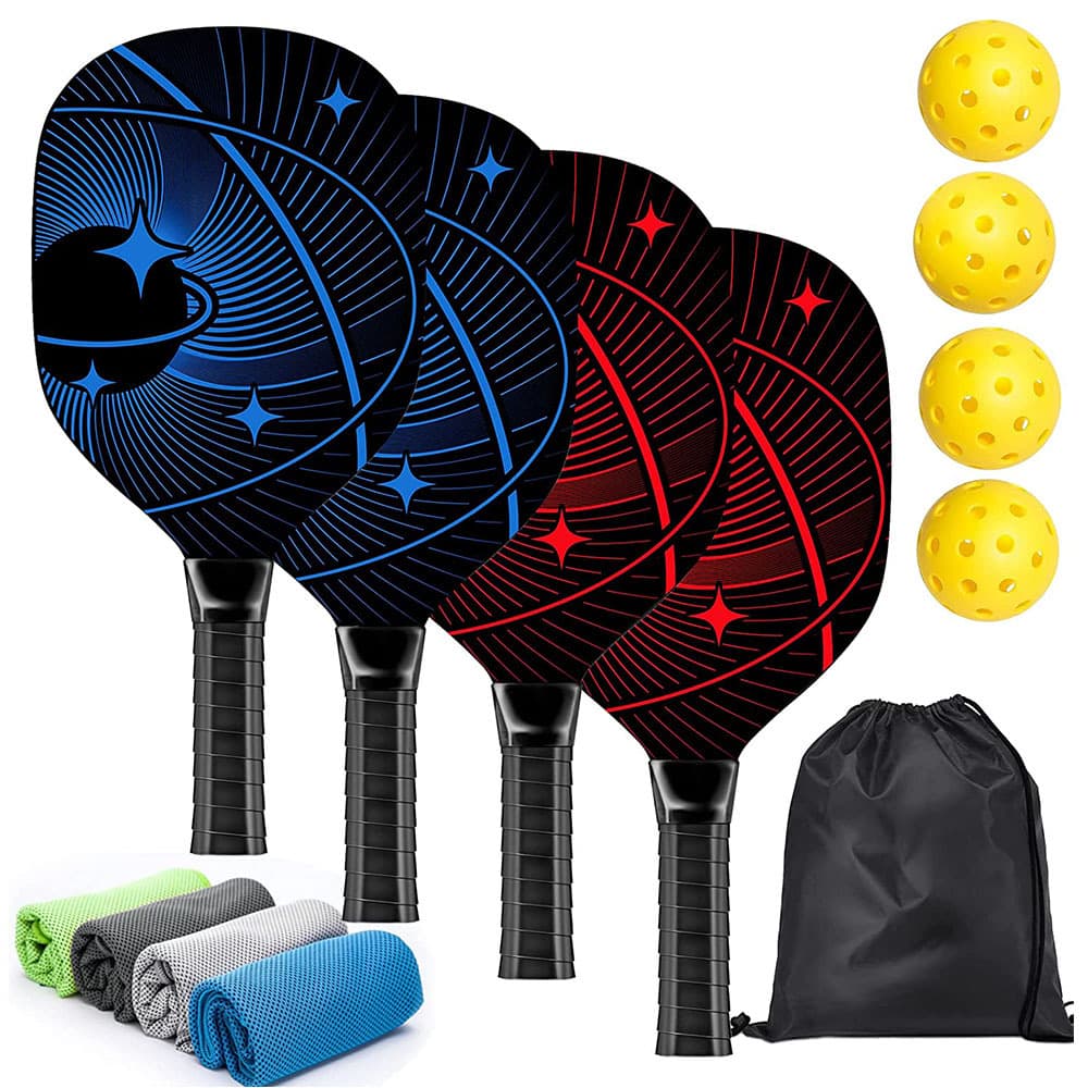 Pickleball Paddles Set of 4