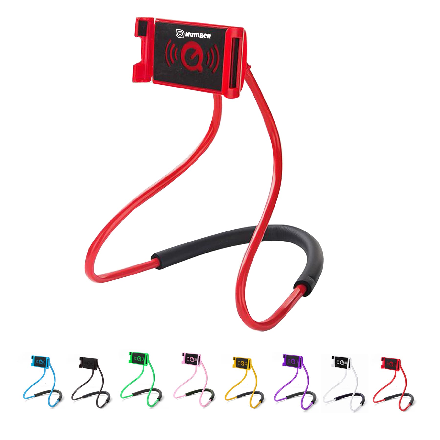 Phone holder for neck