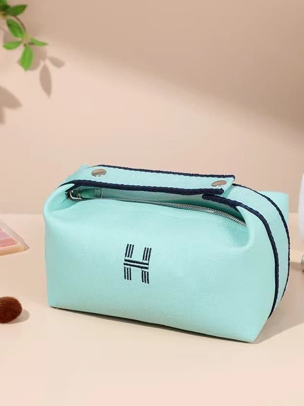 Canvas Portable Travel Cosmetic Bag