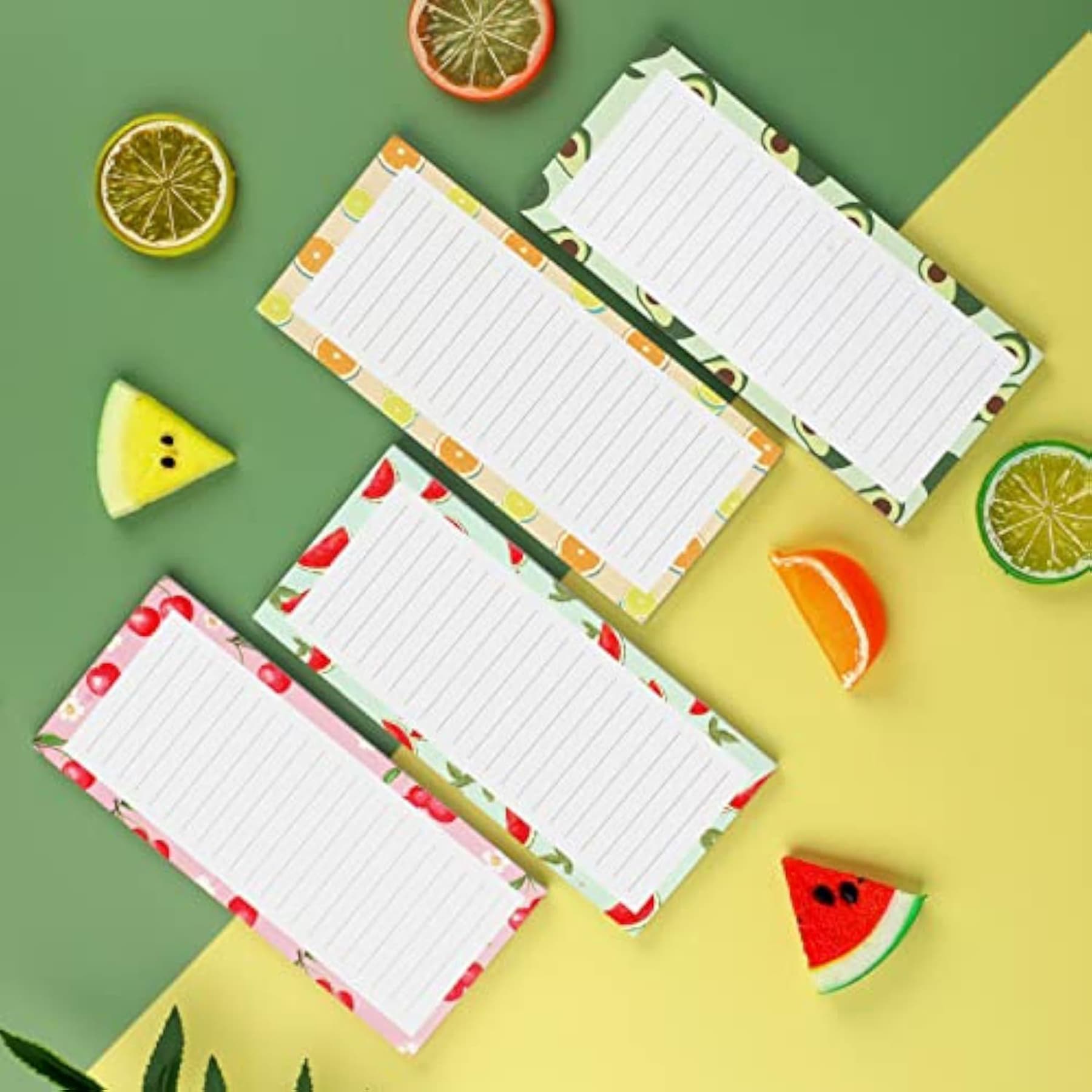 7.1"x 3.2" Magnetic Tear-Off Notepad Pattern Sticky Notes