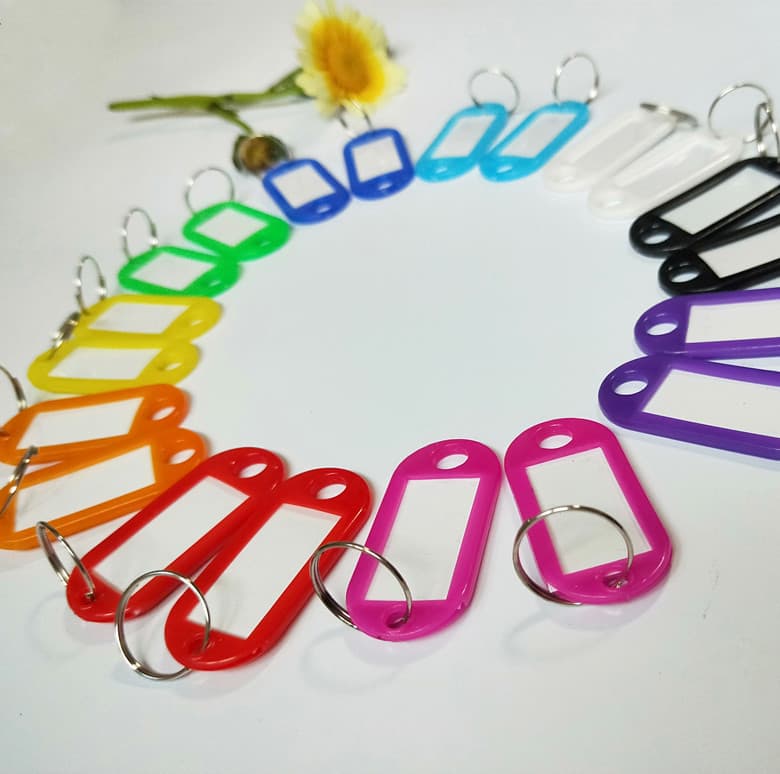 Plastic Key Tag