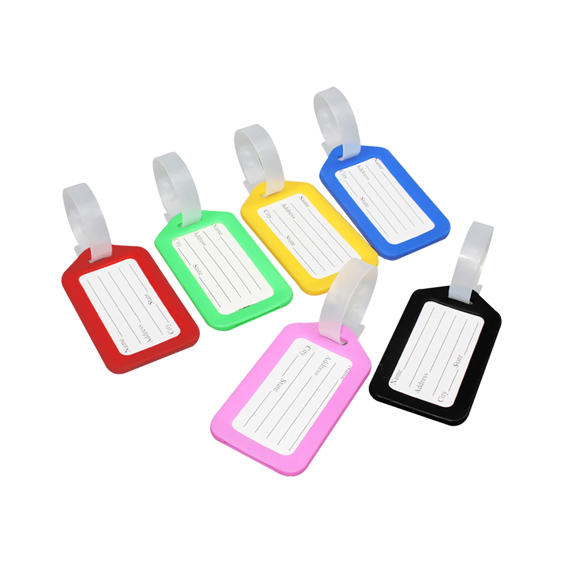 Vibrant Plastic Luggage Tag