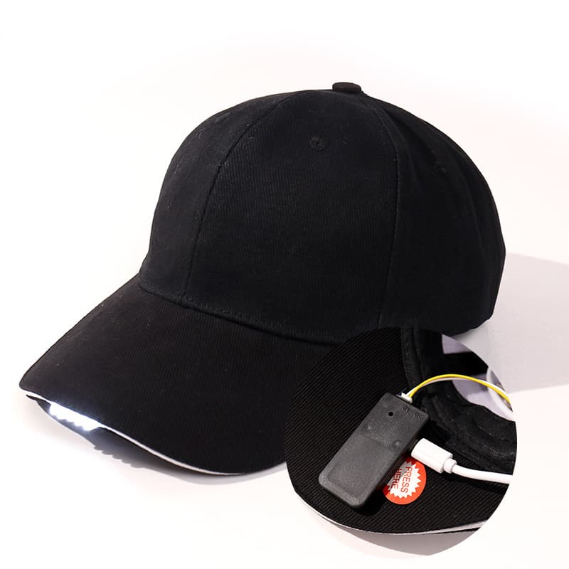Baseball Cap With LED Light
