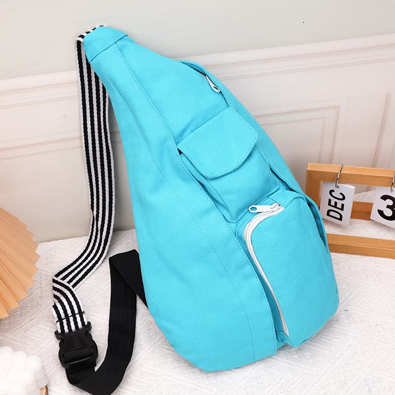 Sling Chest Bag with Adjustable Rope Shoulder Strap