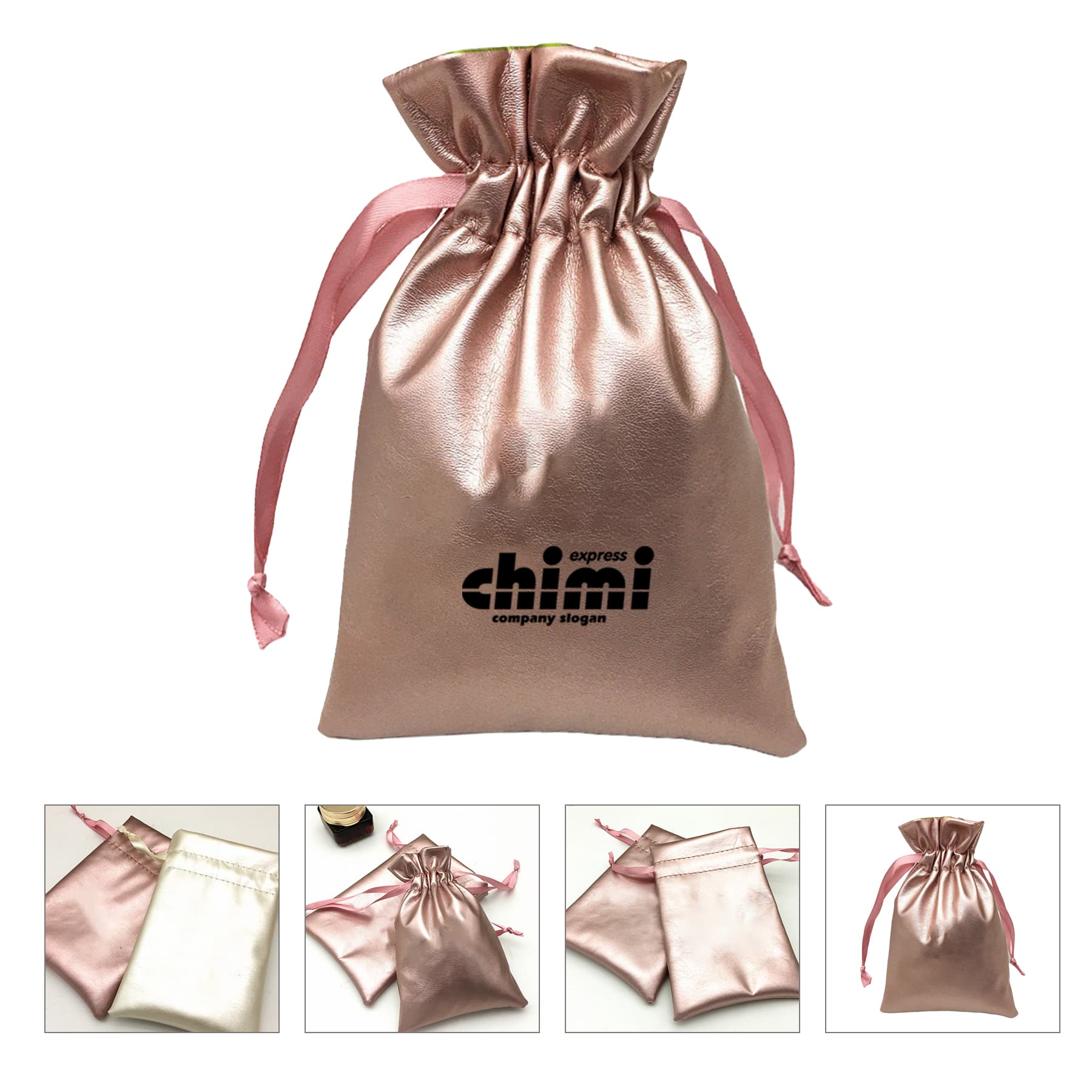 PU Gift Jewelry Drawstring Bag