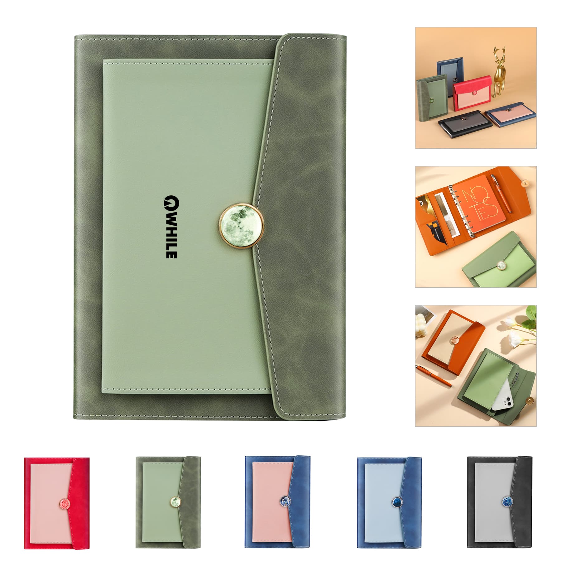 A5 Custom Magnetic Snap Notebook