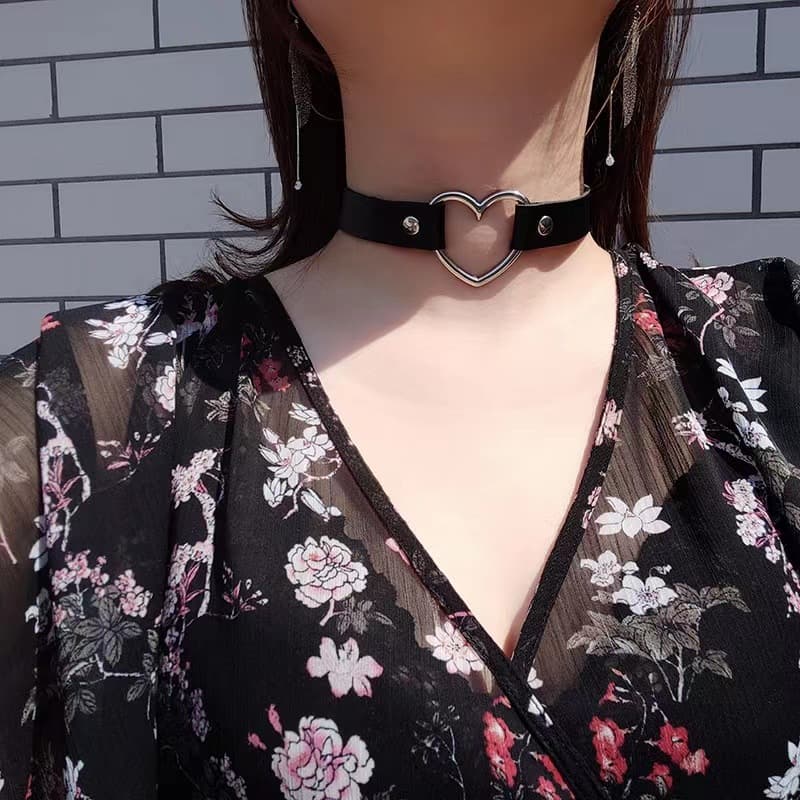 Punk Gothic Stylish PU Leather Bracelet/Choker for Men Women