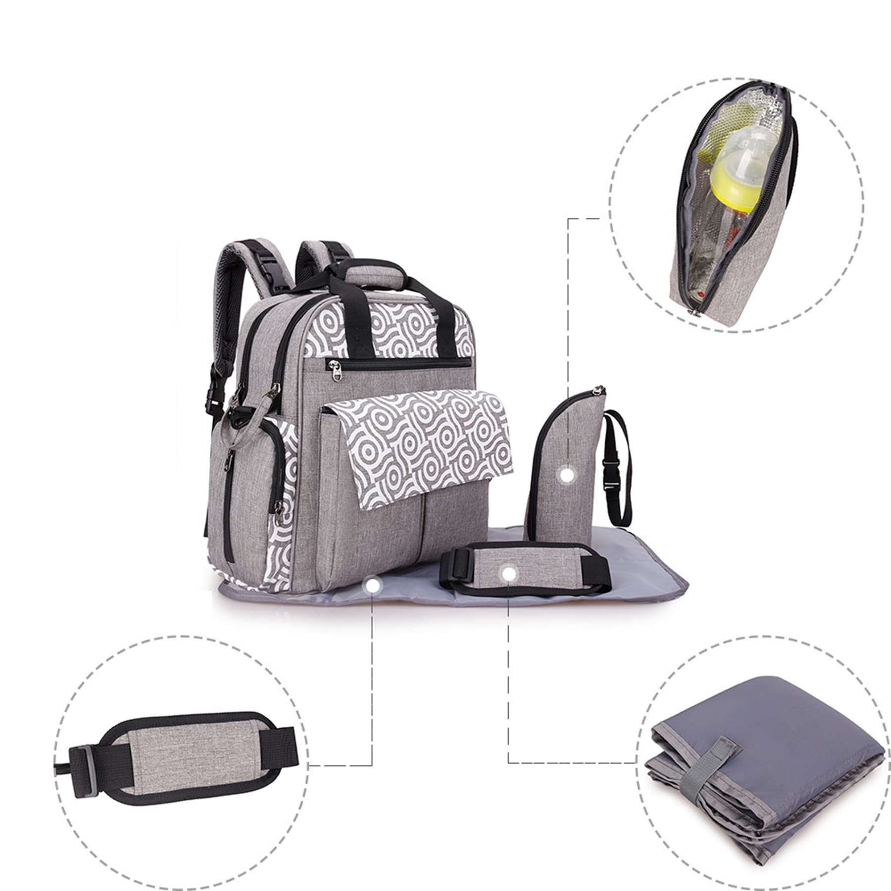 Powerful Baby Diaper Mummy Travel Bag